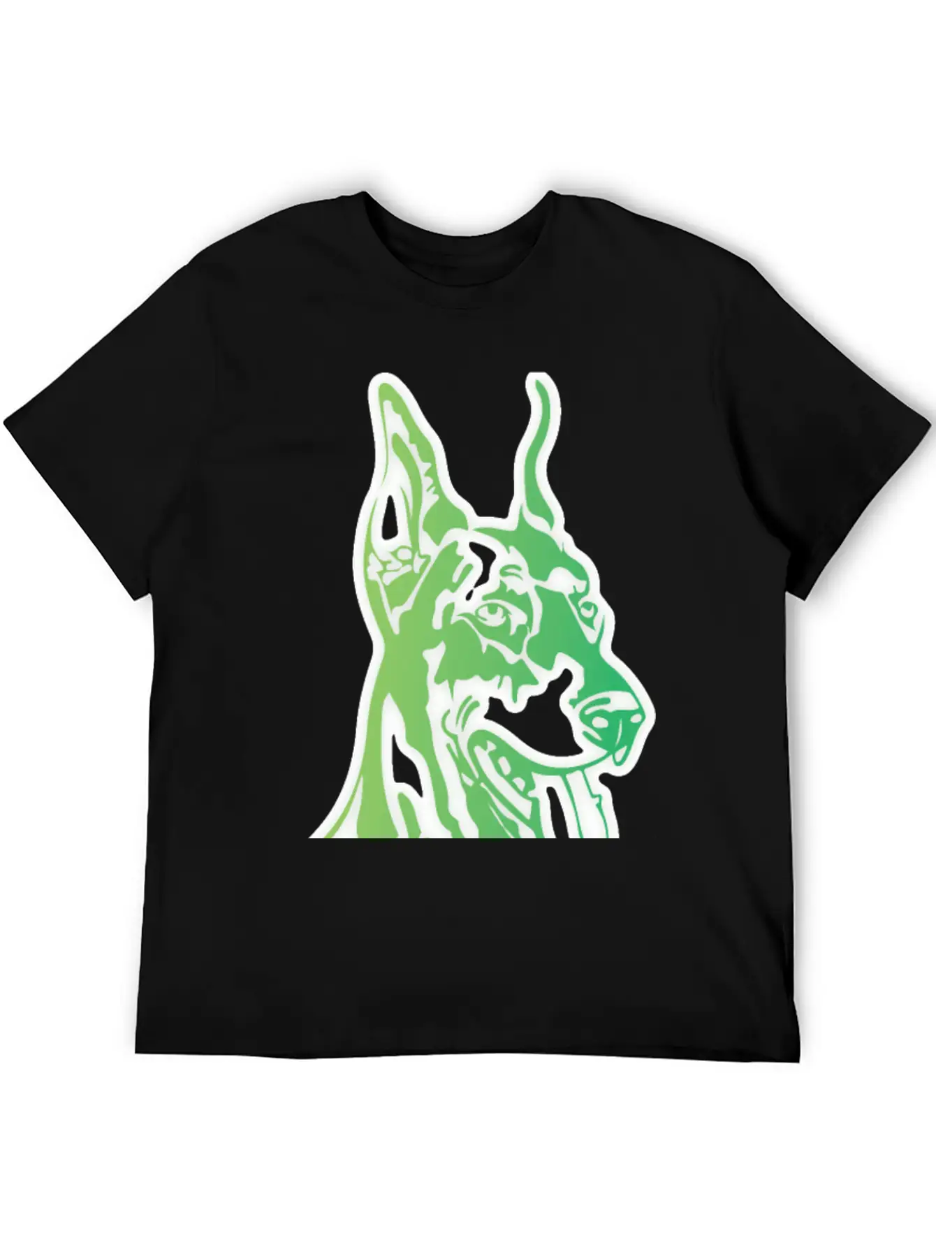 Dobermann Dog Owner Gift Dog Sport Unisex Short Sleeve Soft Cotton T-Shirt – Casual Everyday Wear