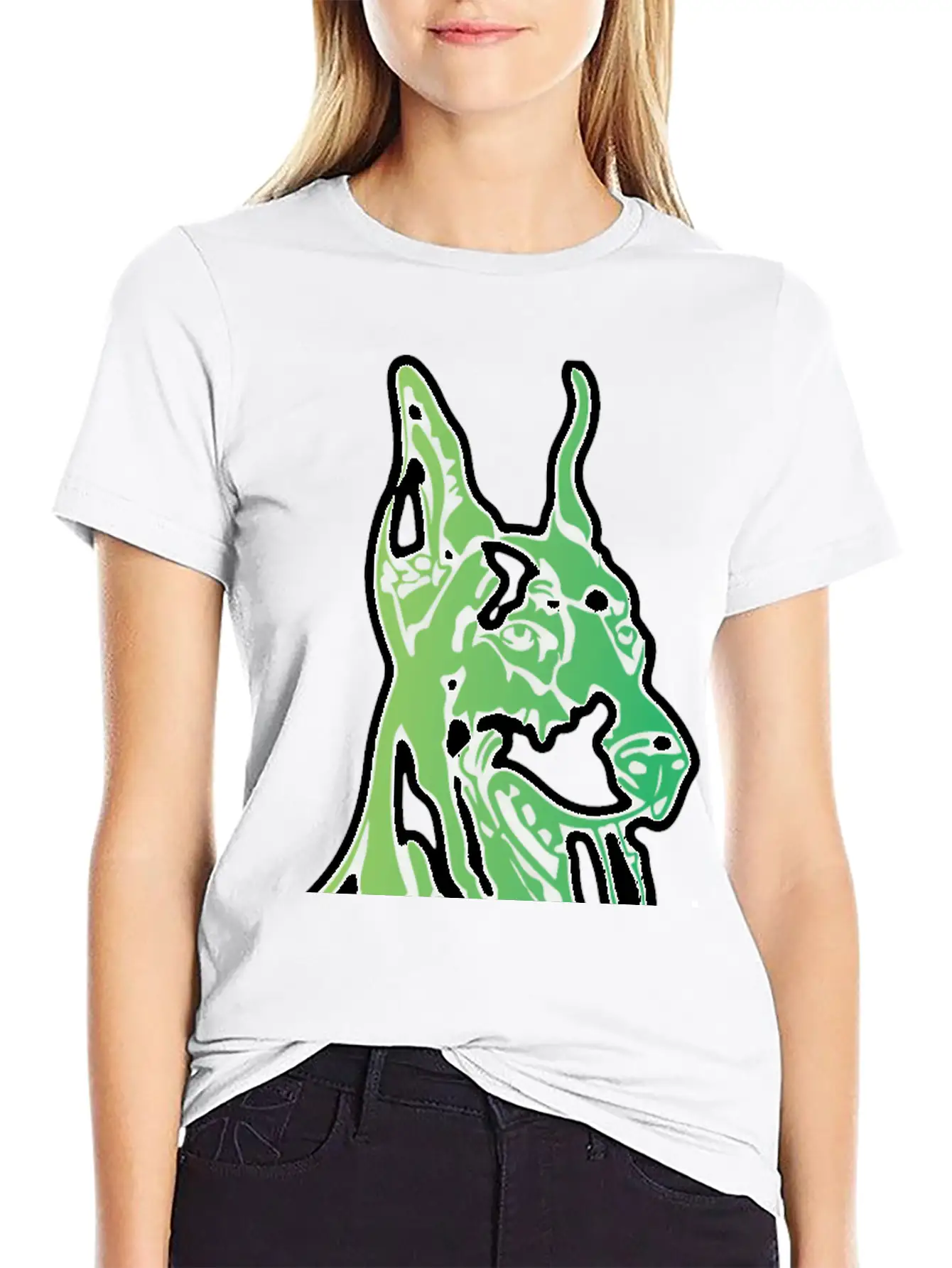 Dobermann Dog Owner Gift Dog Sport Unisex Short Sleeve Soft Cotton T-Shirt – Casual Everyday Wear