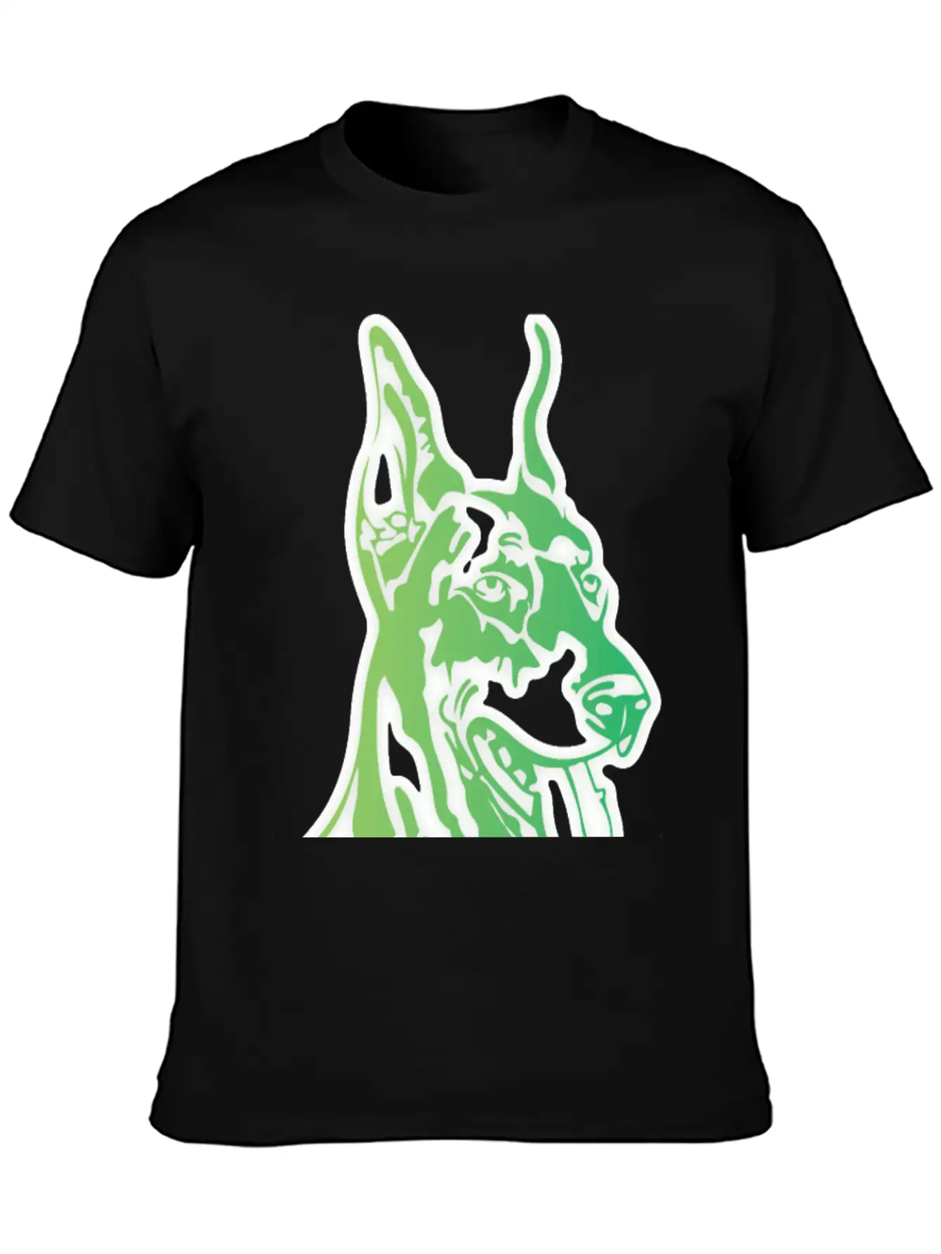 Dobermann Dog Owner Gift Dog Sport Unisex Short Sleeve Soft Cotton T-Shirt – Casual Everyday Wear