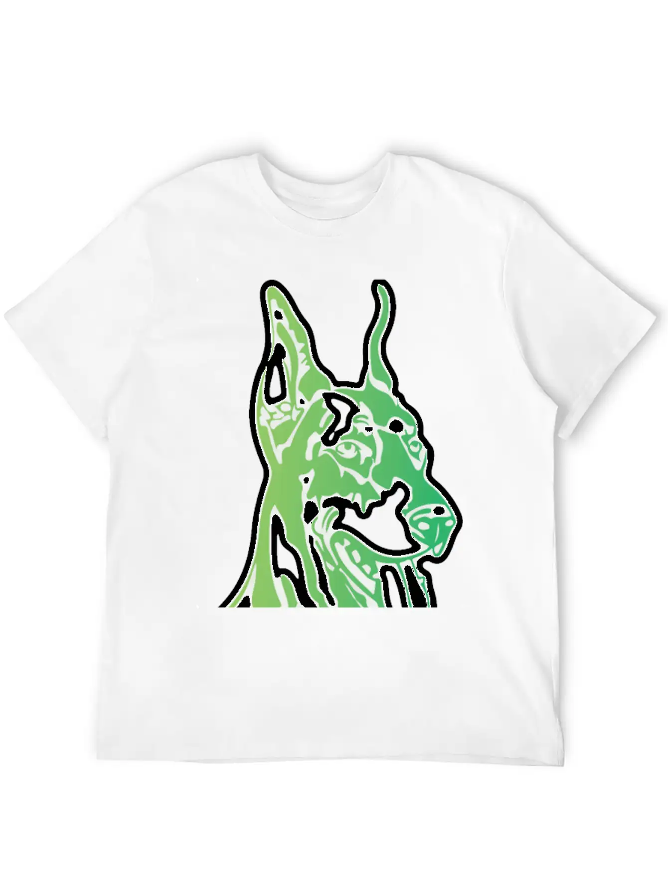 Dobermann Dog Owner Gift Dog Sport Unisex Short Sleeve Soft Cotton T-Shirt – Casual Everyday Wear