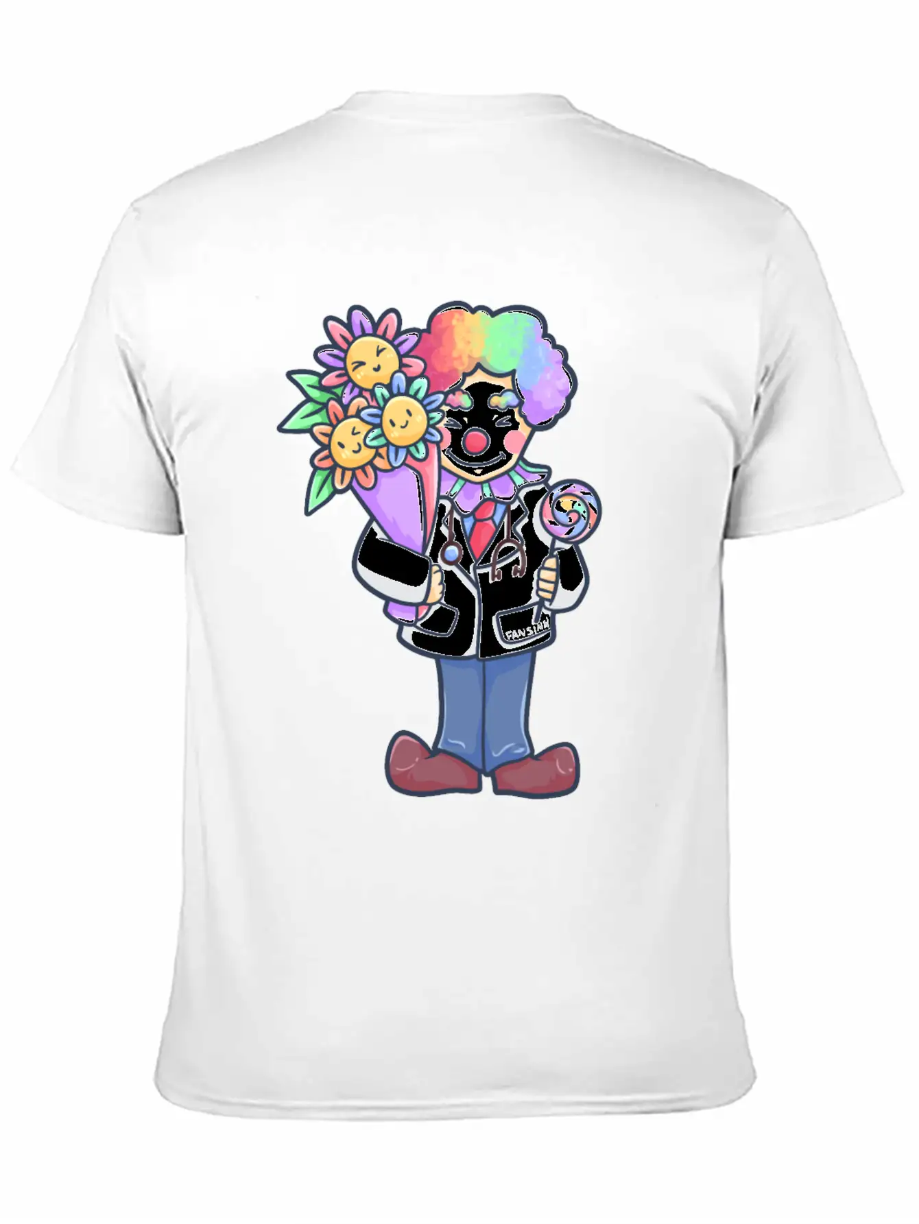 Doctor Clown Childrens Hospital Gift Stylish Everyday T-Shirt – Unisex Basic Cotton Tee