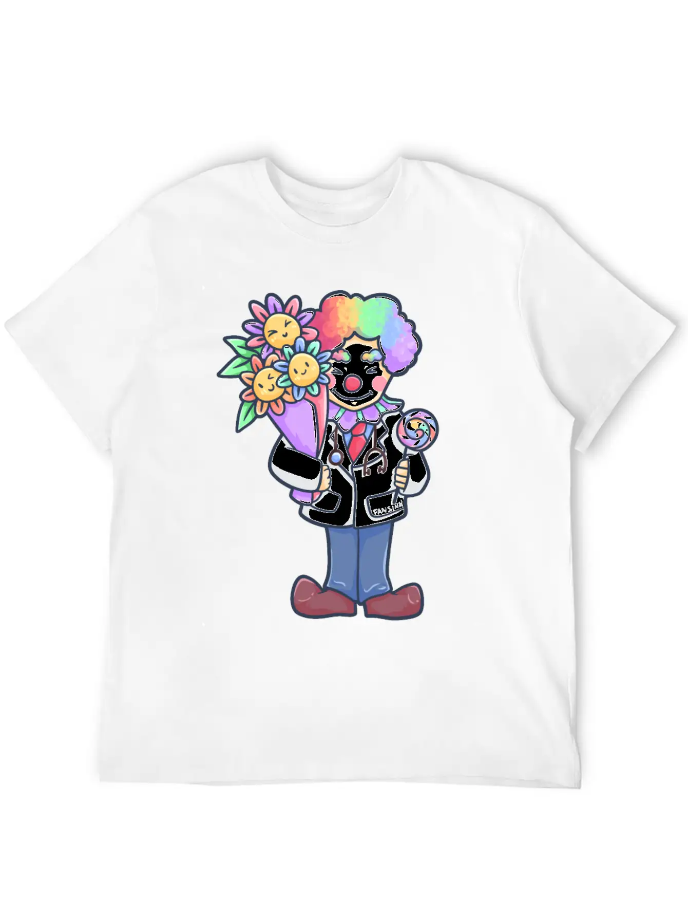 Doctor Clown Childrens Hospital Gift Stylish Everyday T-Shirt – Unisex Basic Cotton Tee