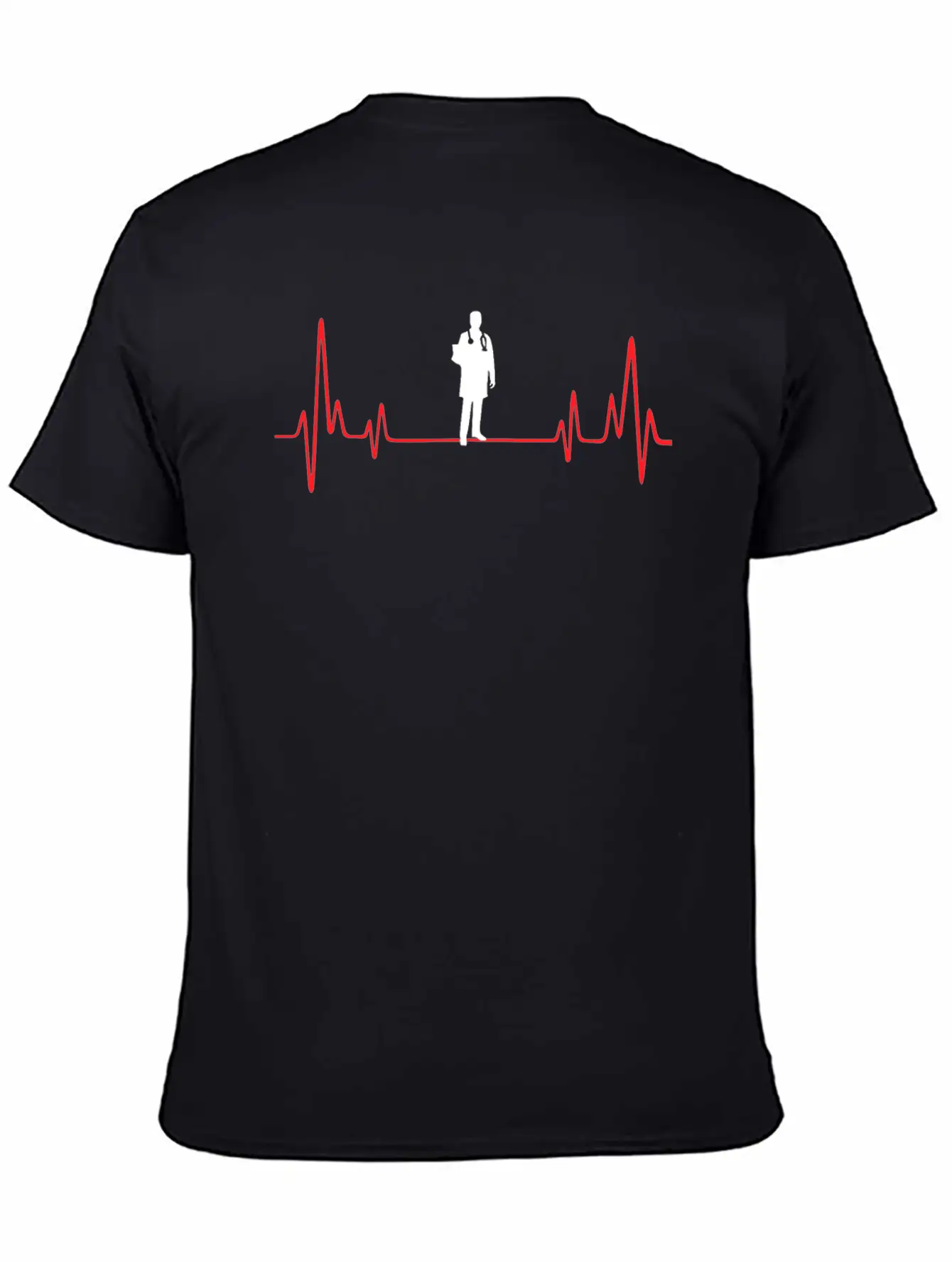 Doctor Heartbeat Unisex Short Sleeve Soft Cotton T-Shirt – Casual Everyday Wear