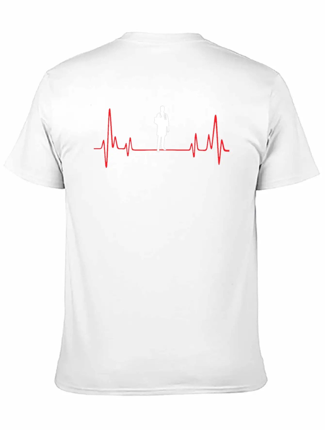 Doctor Heartbeat Unisex Short Sleeve Soft Cotton T-Shirt – Casual Everyday Wear