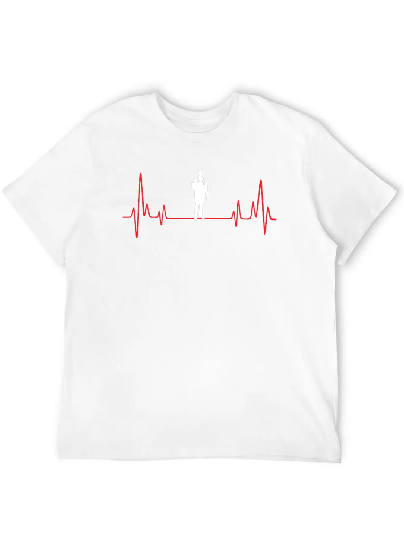 Doctor Heartbeat Unisex Short Sleeve Soft Cotton T-Shirt – Casual Everyday Wear