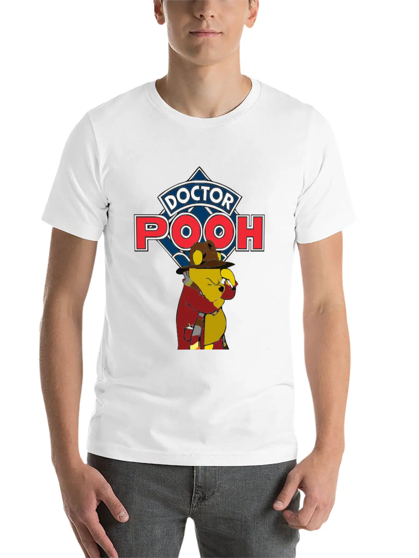Doctor Pooh Essential Unisex Summer Tee – Soft Cotton Casual Fit