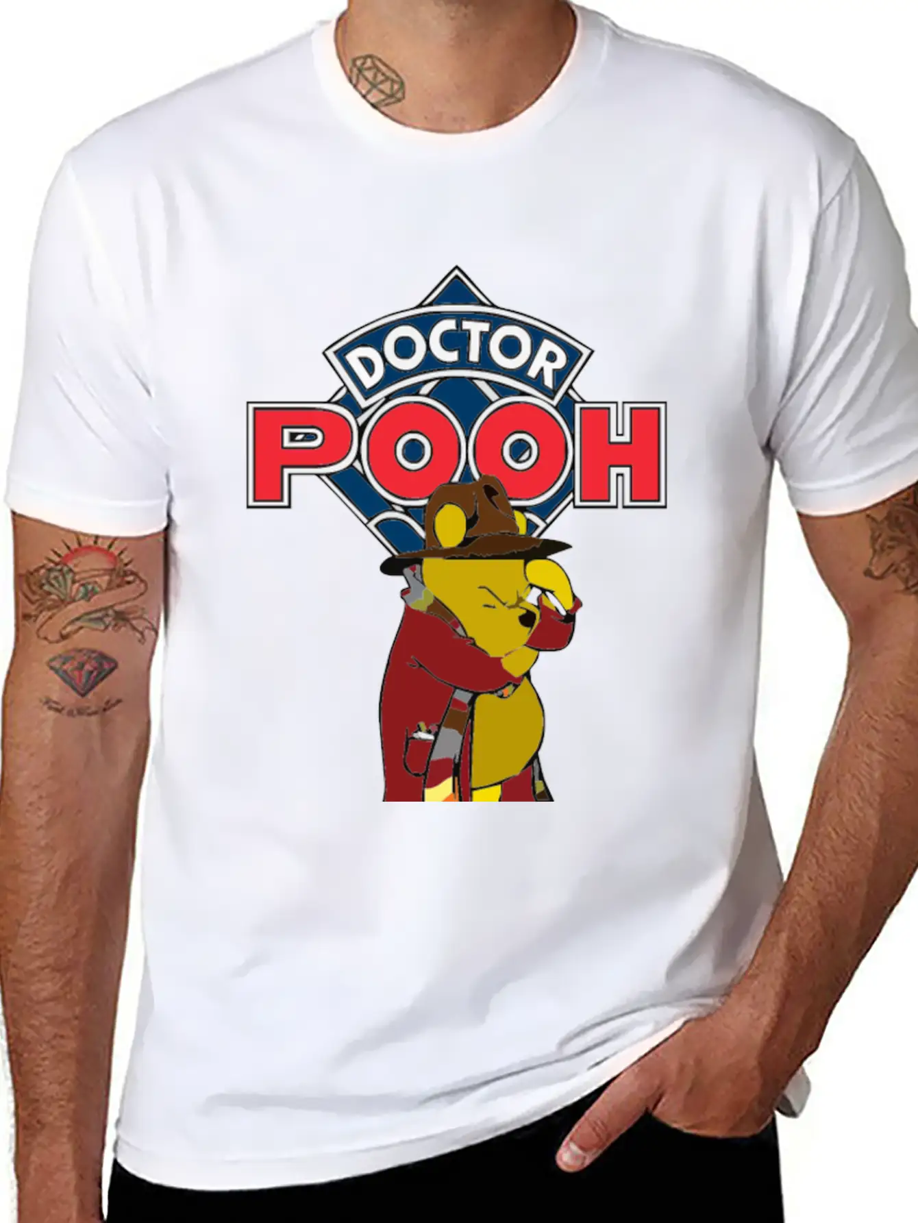 Doctor Pooh Essential Unisex Summer Tee – Soft Cotton Casual Fit