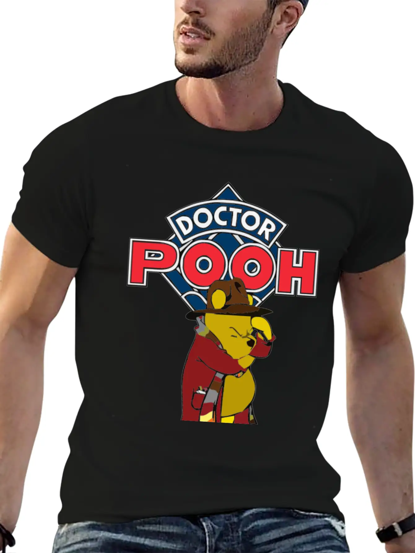 Doctor Pooh Essential Unisex Summer Tee – Soft Cotton Casual Fit