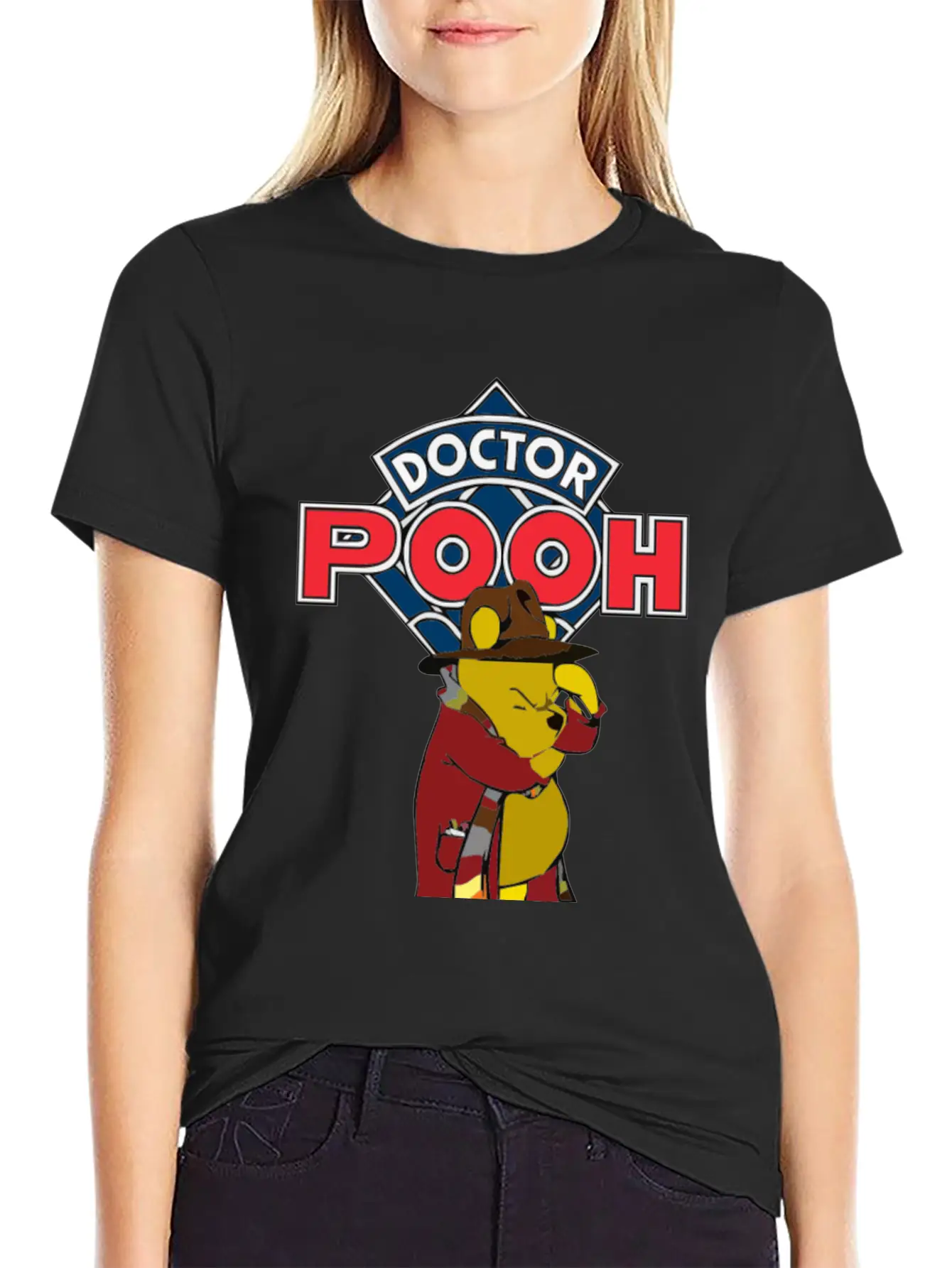 Doctor Pooh Essential Unisex Summer Tee – Soft Cotton Casual Fit