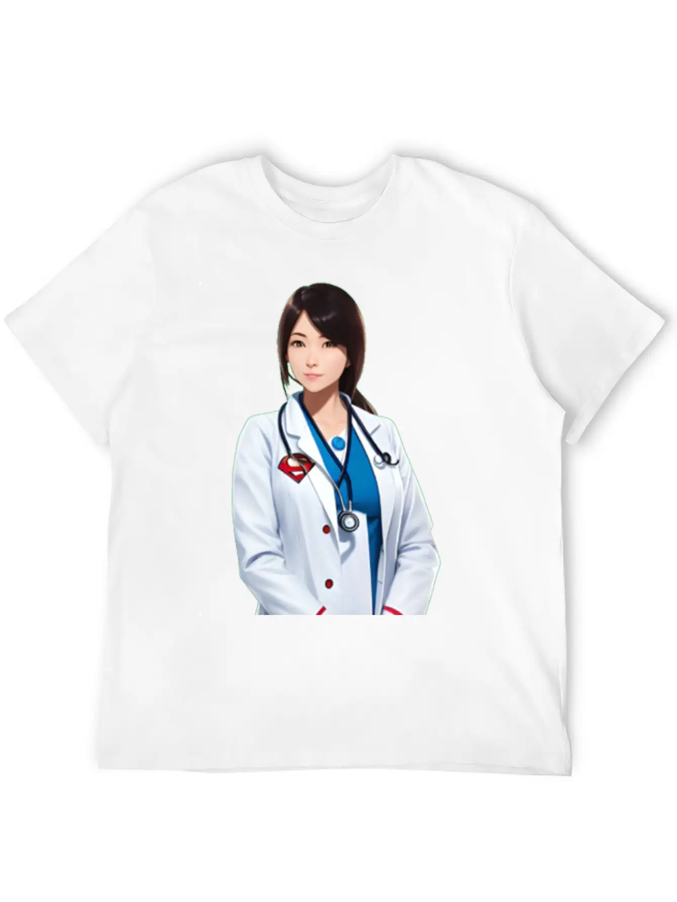DOCTORS ARE SUPERHEROES (Female) Comfortable Minimalist Graphic Tee – Summer Style Essential