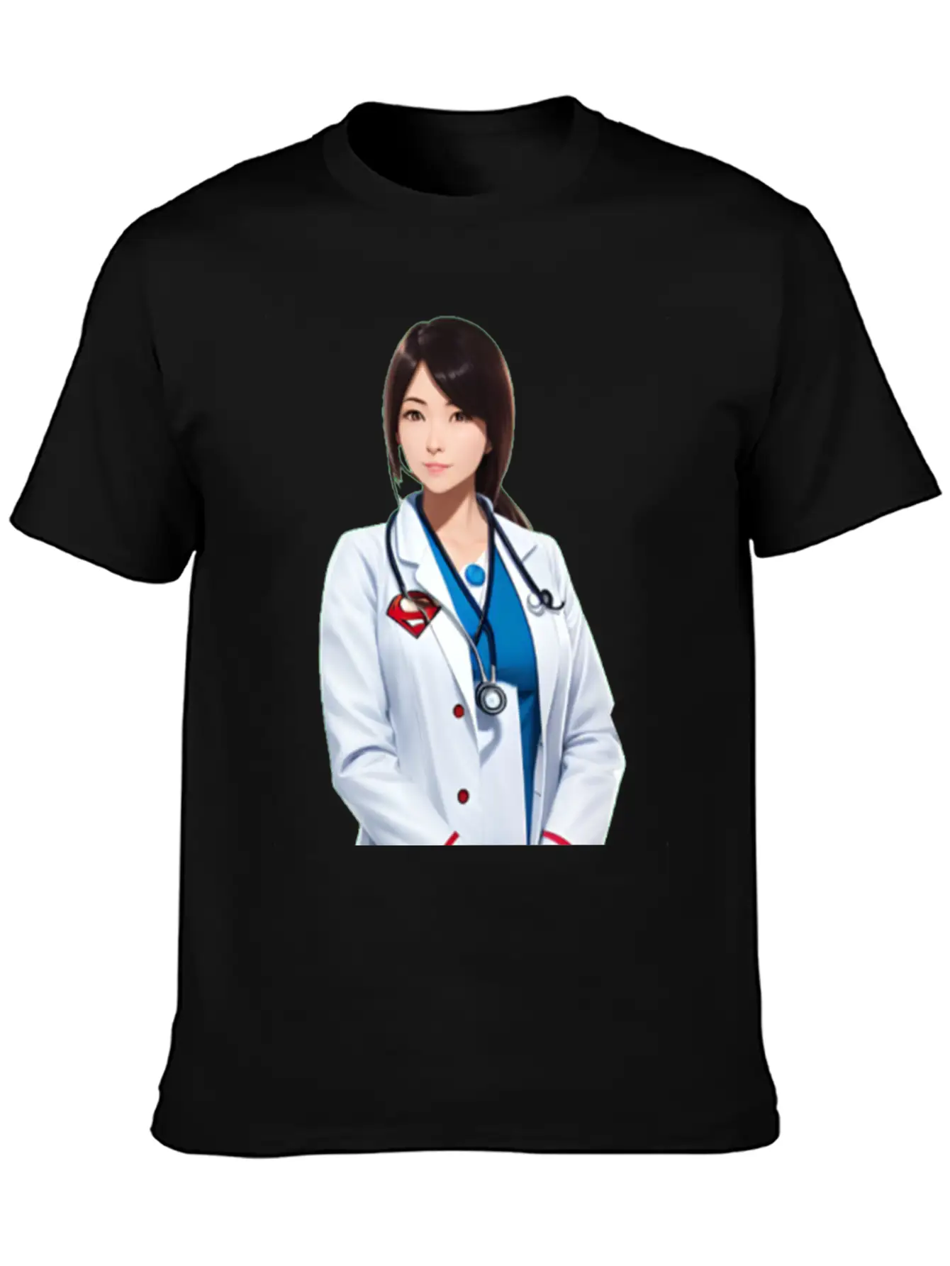 DOCTORS ARE SUPERHEROES (Female) Comfortable Minimalist Graphic Tee – Summer Style Essential