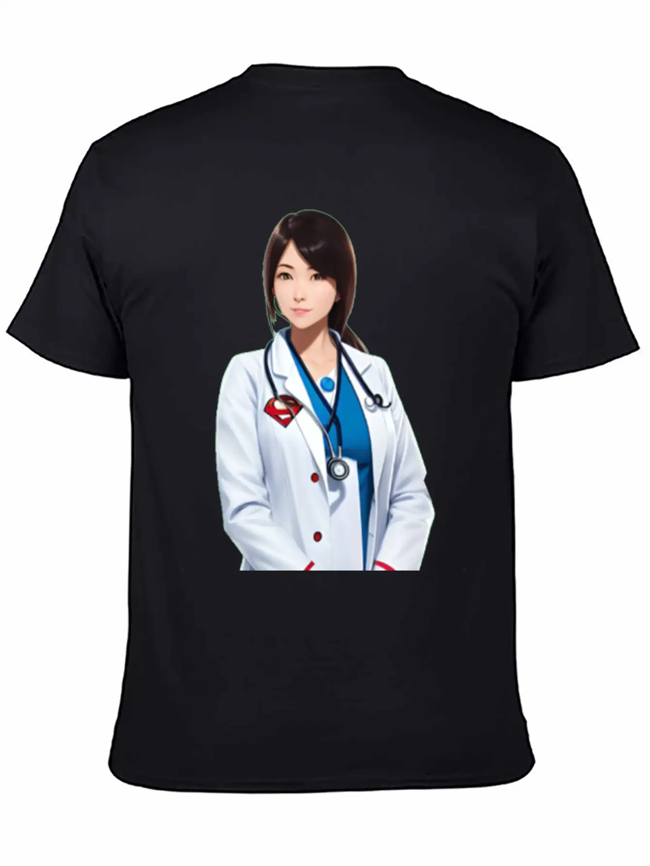 DOCTORS ARE SUPERHEROES (Female) Comfortable Minimalist Graphic Tee – Summer Style Essential