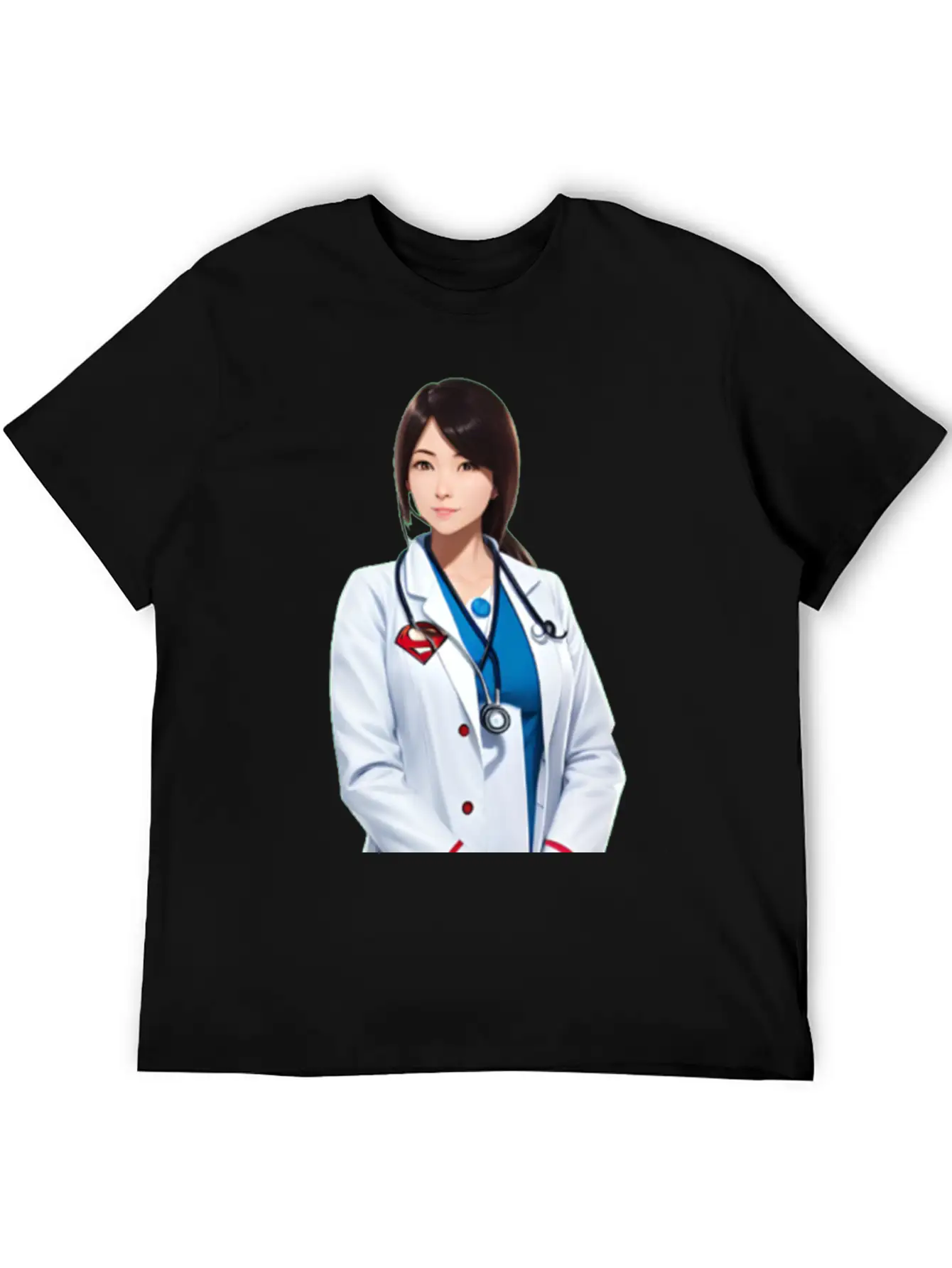 DOCTORS ARE SUPERHEROES (Female) Comfortable Minimalist Graphic Tee – Summer Style Essential