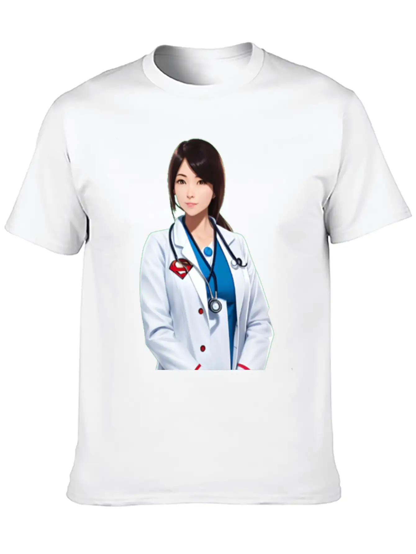 DOCTORS ARE SUPERHEROES (Female) Comfortable Minimalist Graphic Tee – Summer Style Essential