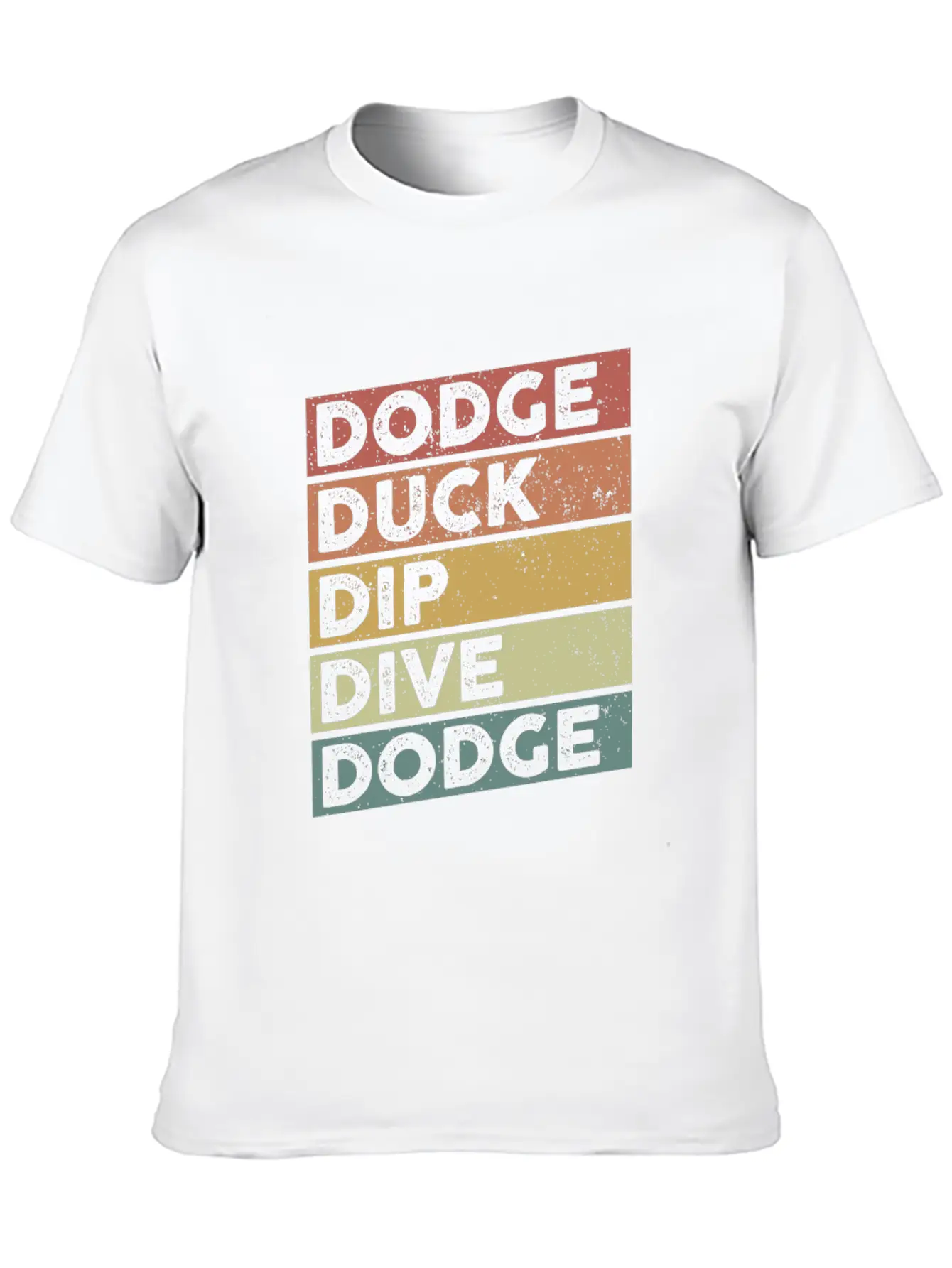 Dodge Duck Dip Dive Dodge Funny Dodgeball Design Timeless Short Sleeve Tee – Comfy And Minimalist Design