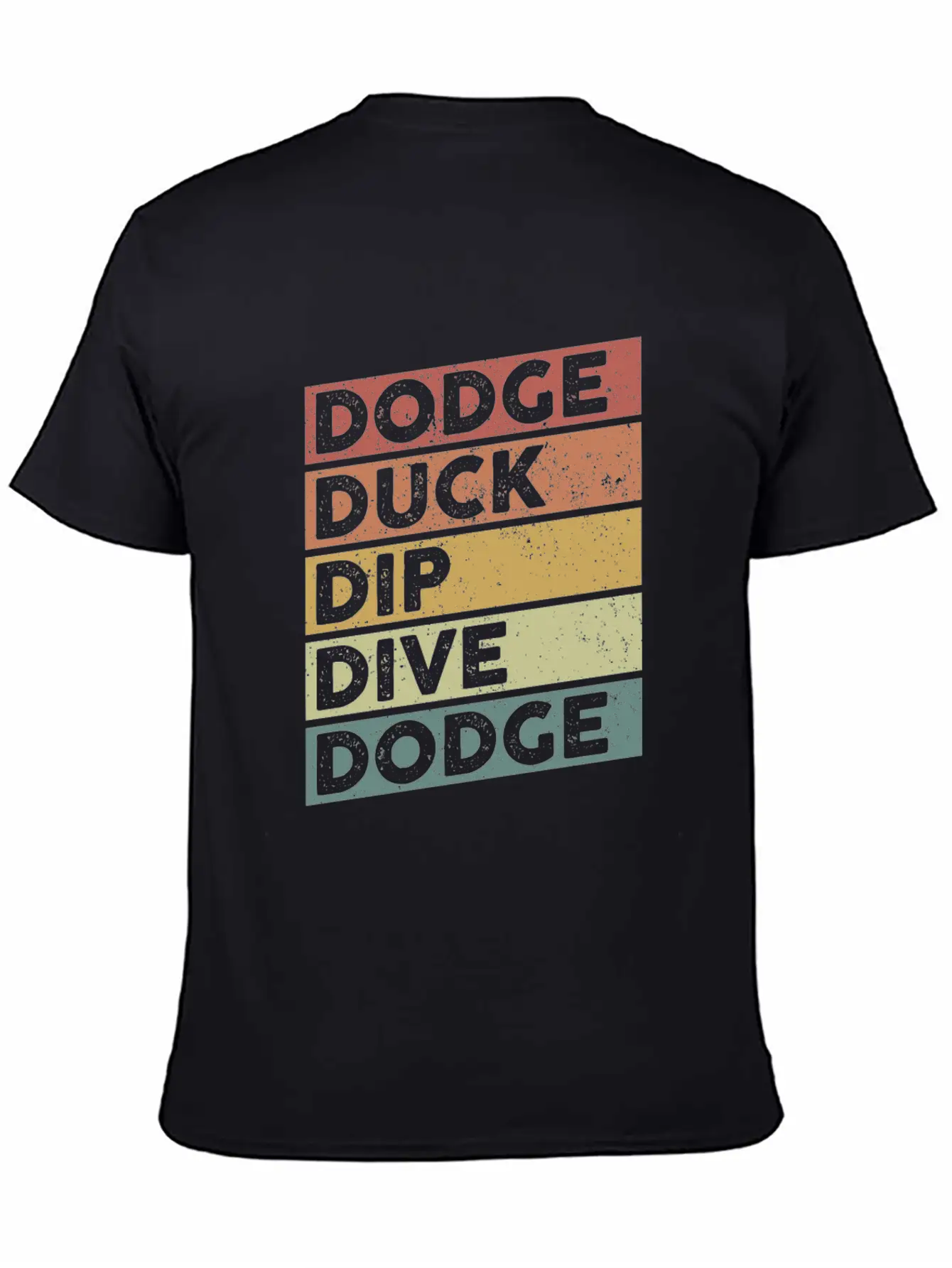 Dodge Duck Dip Dive Dodge Funny Dodgeball Design Timeless Short Sleeve Tee – Comfy And Minimalist Design
