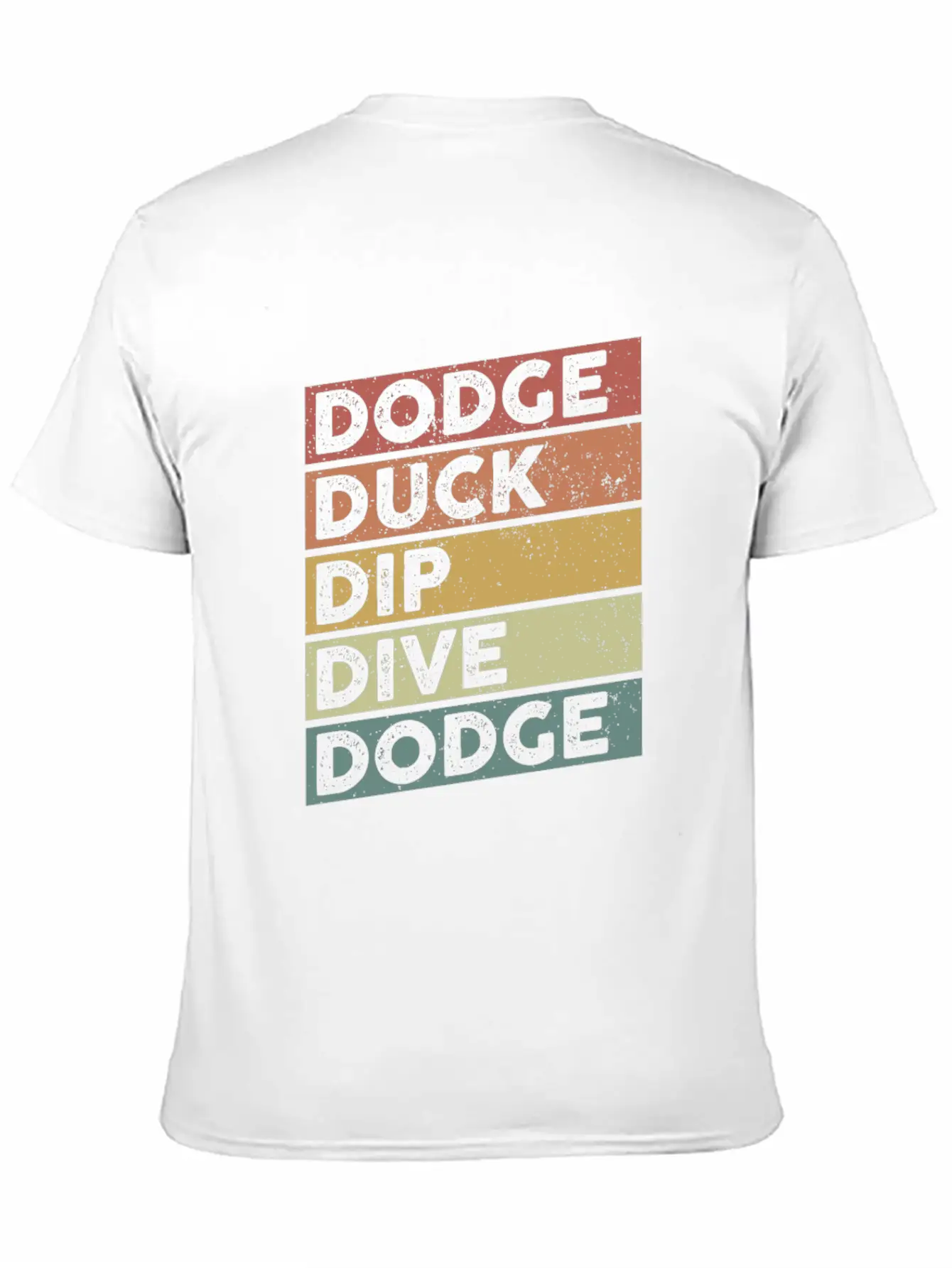 Dodge Duck Dip Dive Dodge Funny Dodgeball Design Timeless Short Sleeve Tee – Comfy And Minimalist Design