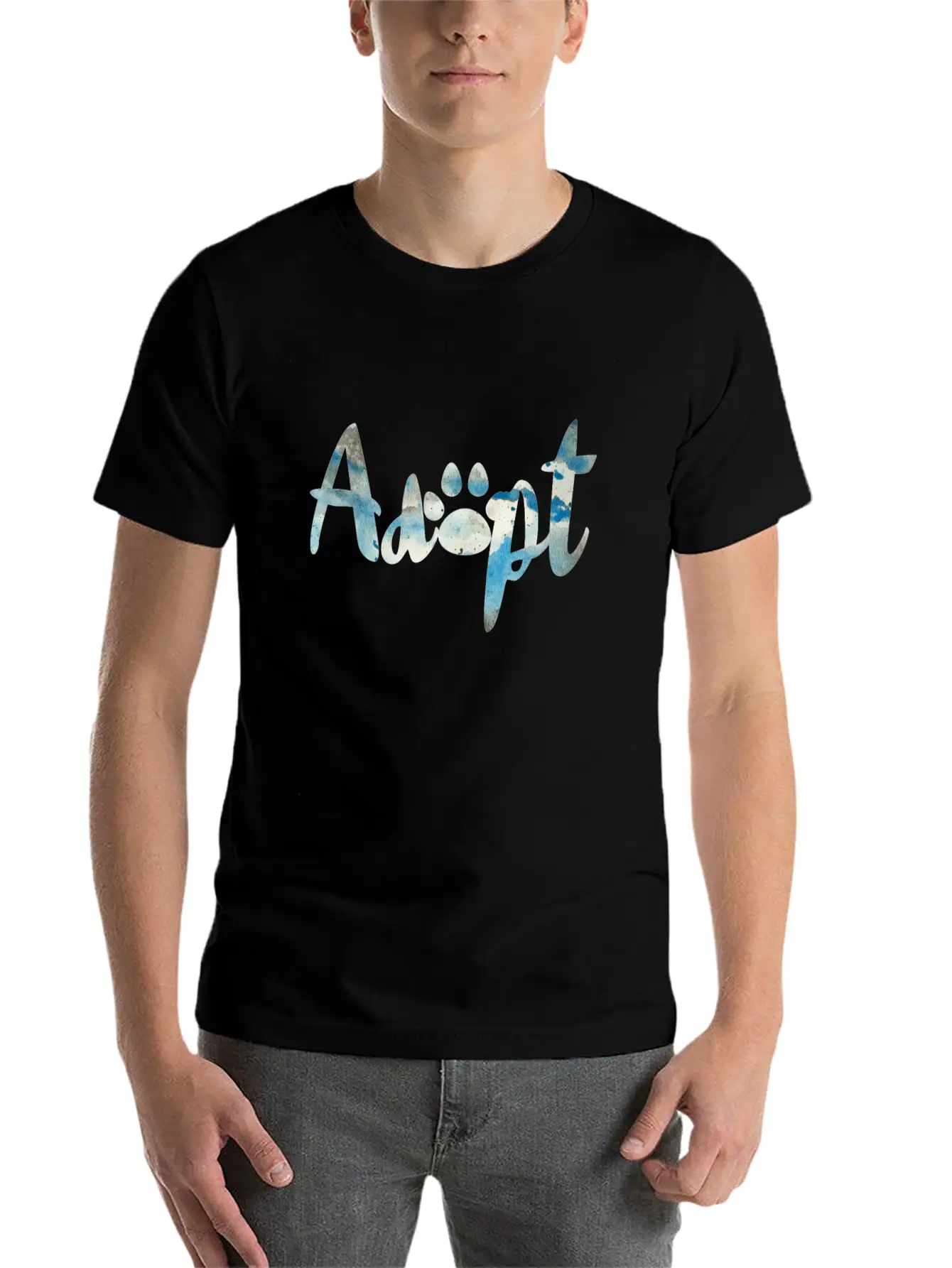 Dog Adoption Basic Graphic T-Shirt – Daily Comfort In Soft Cotton