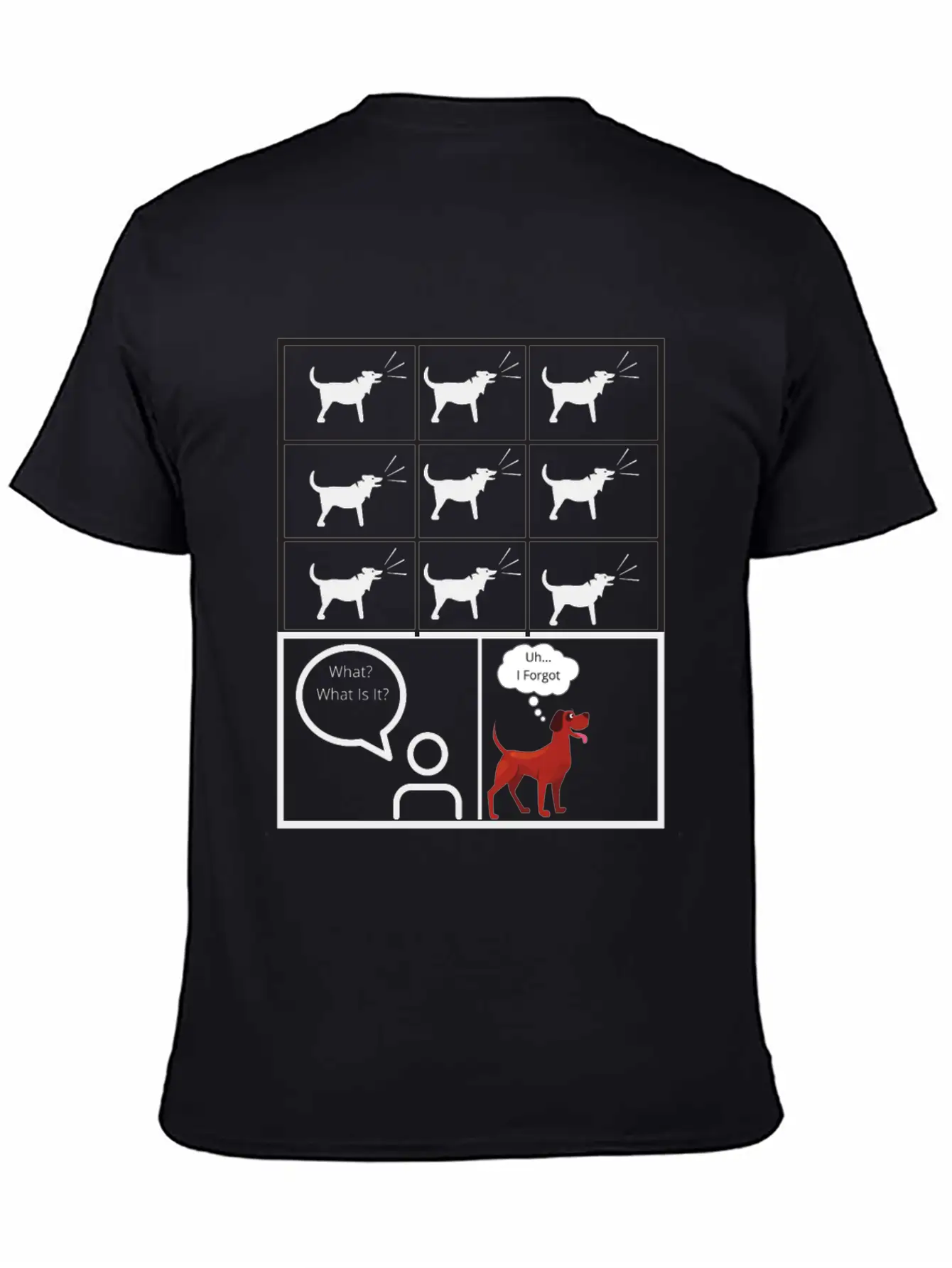 Dog Barking For No Reason Funny Timeless Short Sleeve Tee – Comfy And Minimalist Design