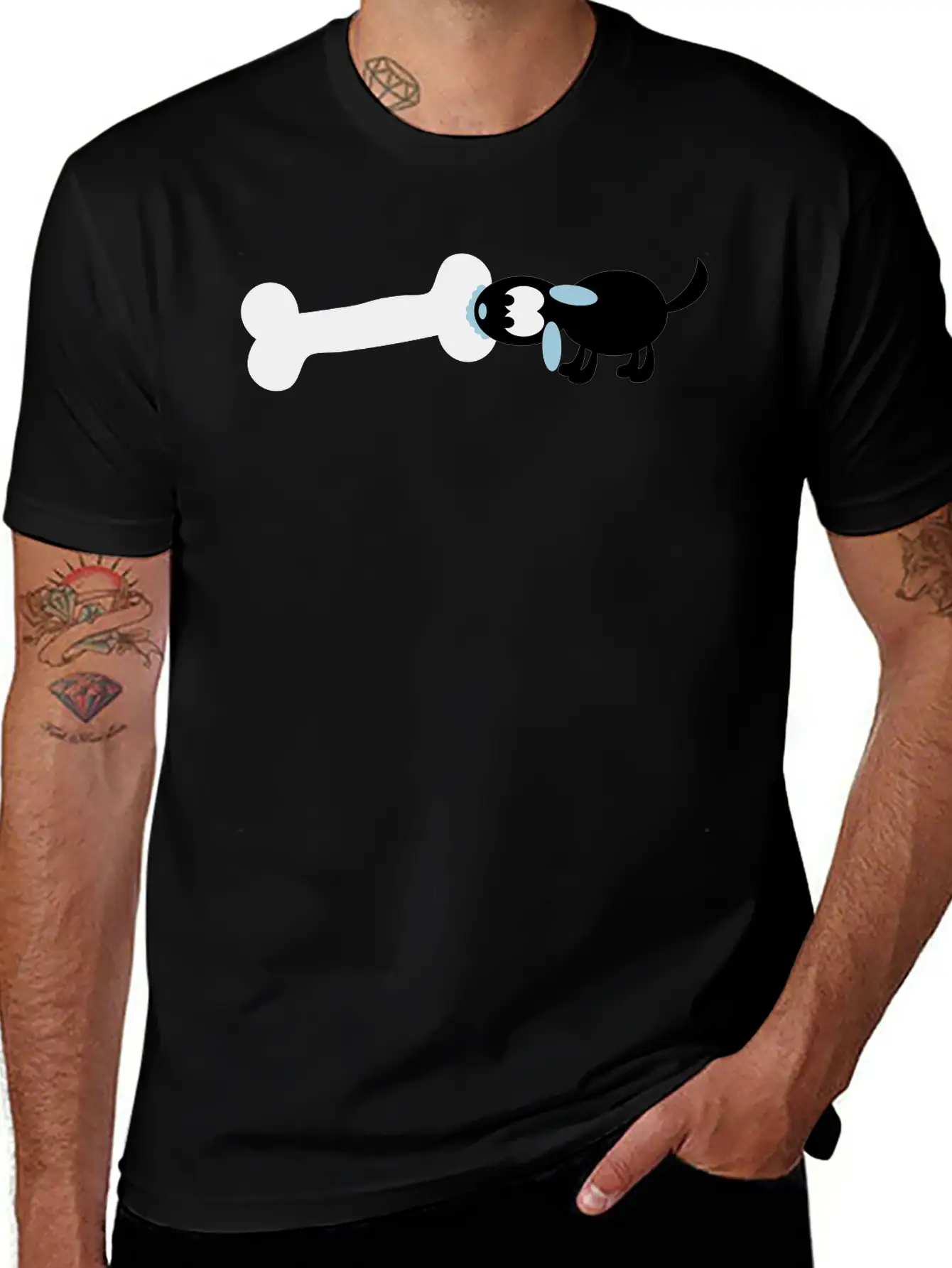 Dog Bone Relaxed Everyday Tee – Lightweight And Durable Cotton