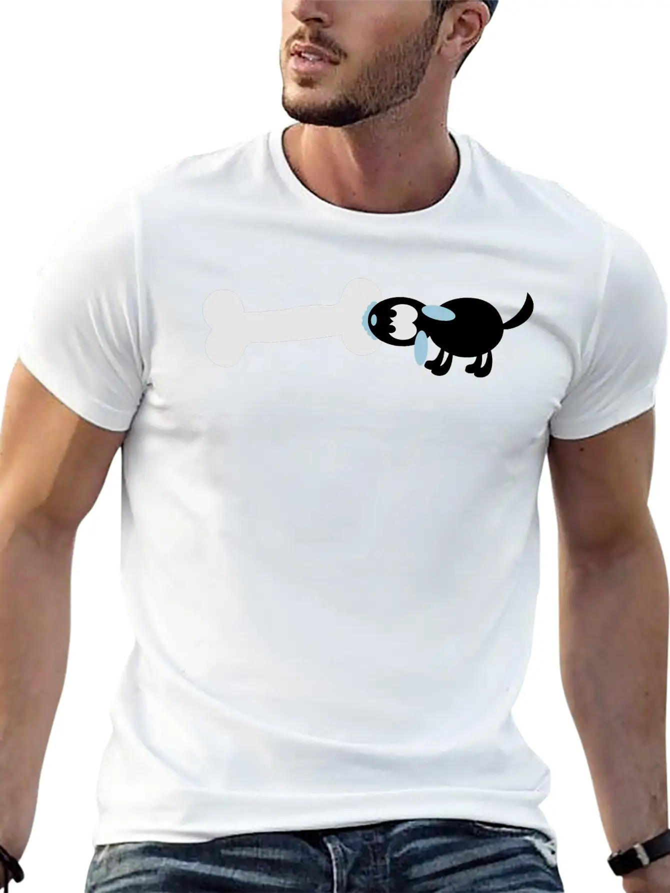 Dog Bone Relaxed Everyday Tee – Lightweight And Durable Cotton