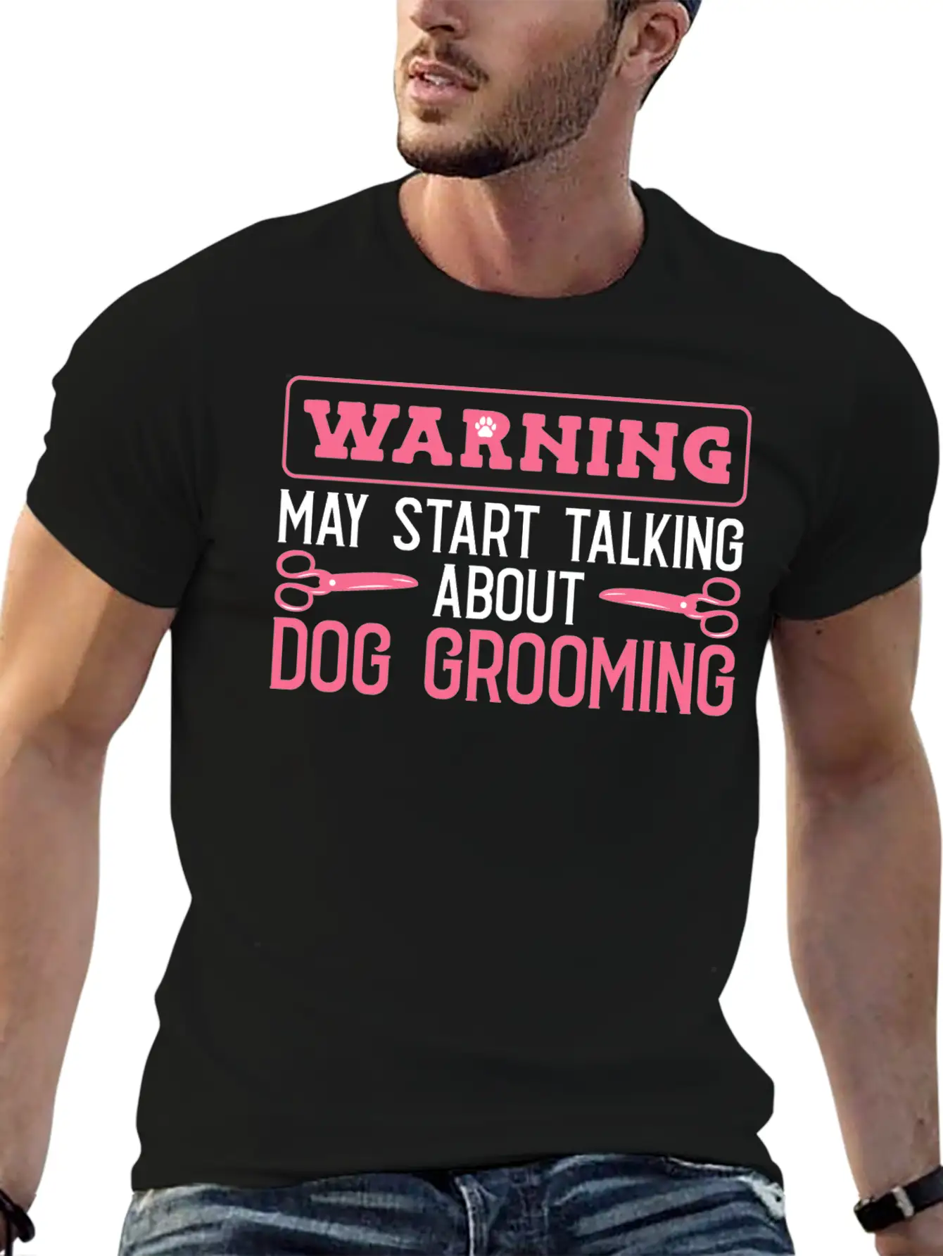 Dog Groomer Dog Grooming Stylish Everyday T-Shirt – Unisex Basic Cotton Tee