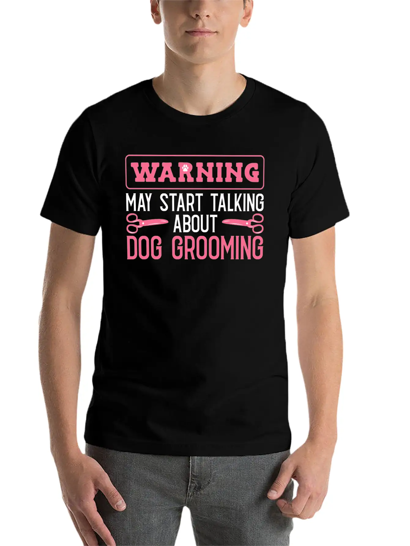 Dog Groomer Dog Grooming Stylish Everyday T-Shirt – Unisex Basic Cotton Tee