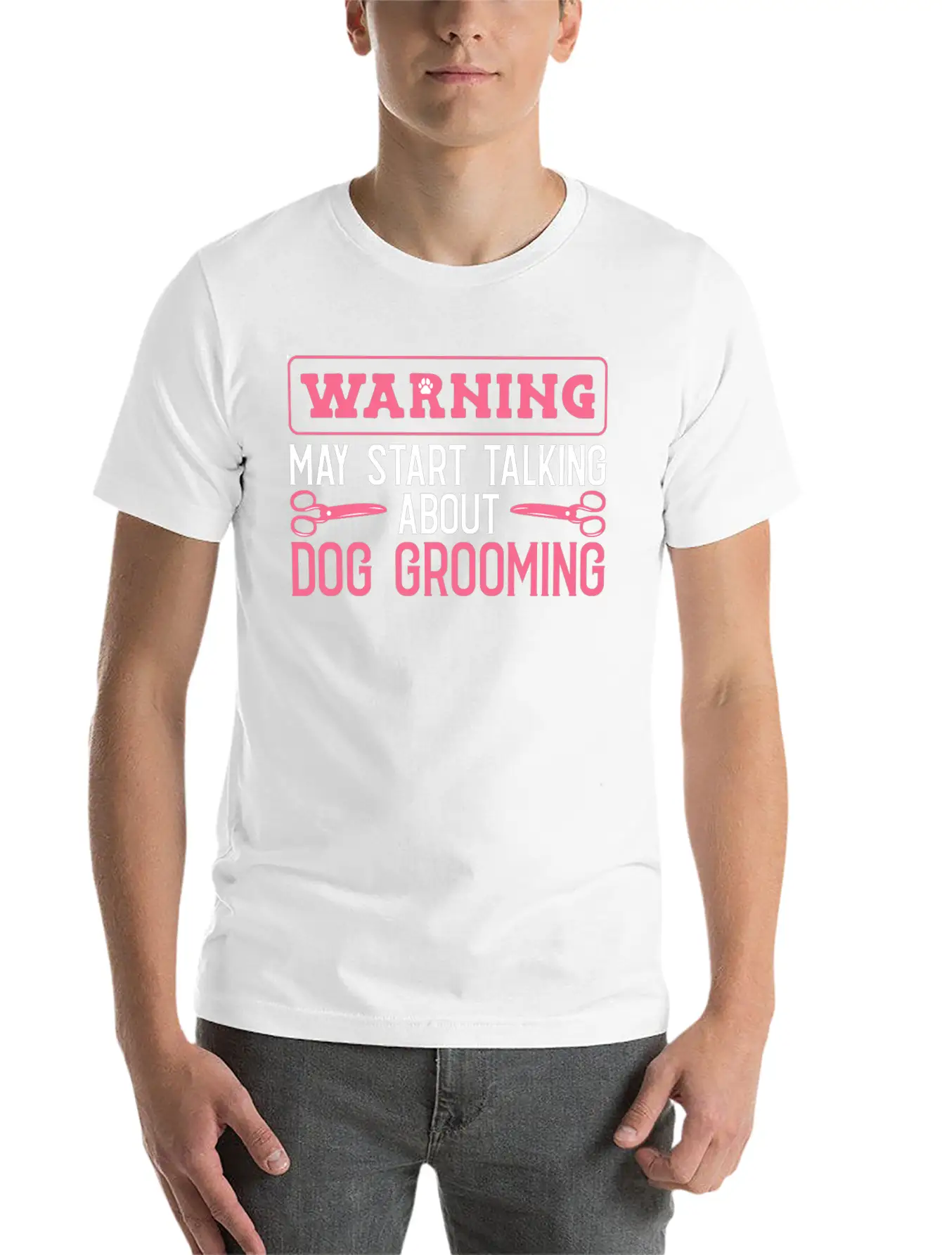 Dog Groomer Dog Grooming Stylish Everyday T-Shirt – Unisex Basic Cotton Tee