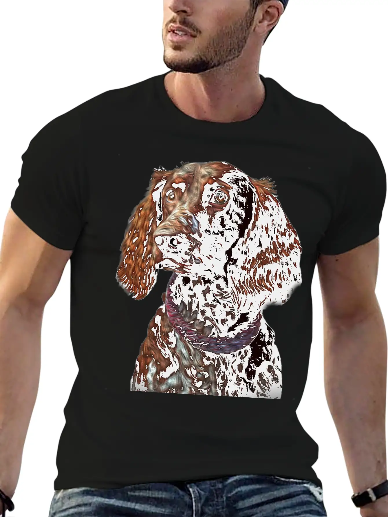 Dog Is Love - Gift For Setter Dog Lovers Unisex Casual T-Shirt – Clean Design For Daily Comfort