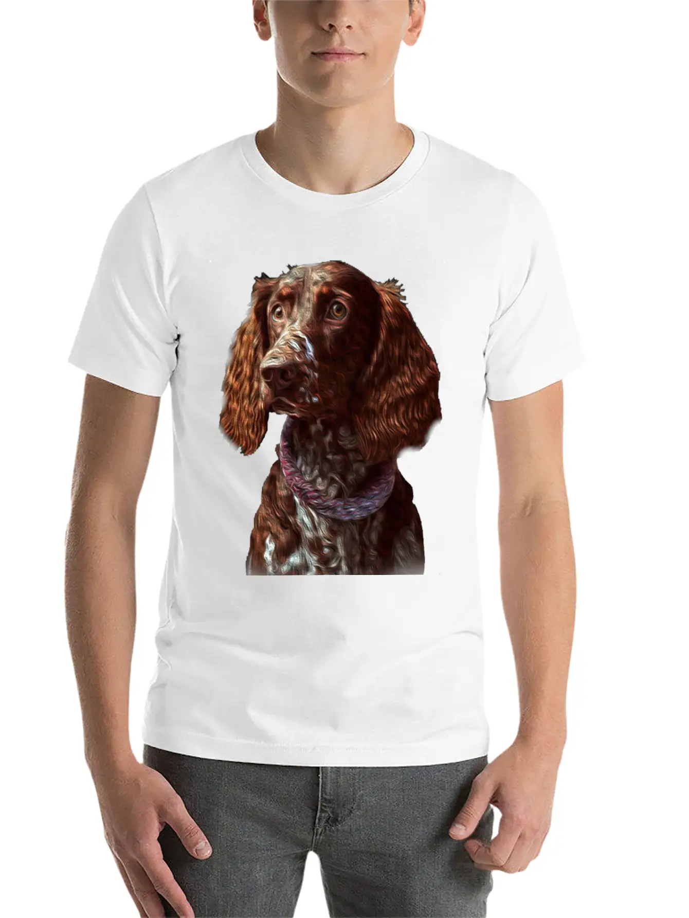 Dog Is Love - Gift For Setter Dog Lovers Unisex Casual T-Shirt – Clean Design For Daily Comfort