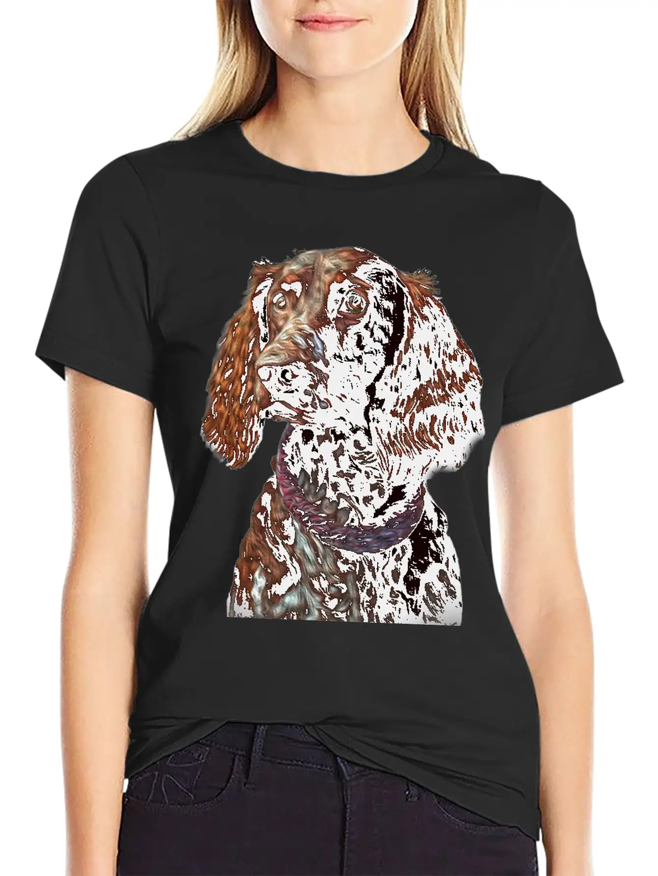 Dog Is Love - Gift For Setter Dog Lovers Unisex Casual T-Shirt – Clean Design For Daily Comfort