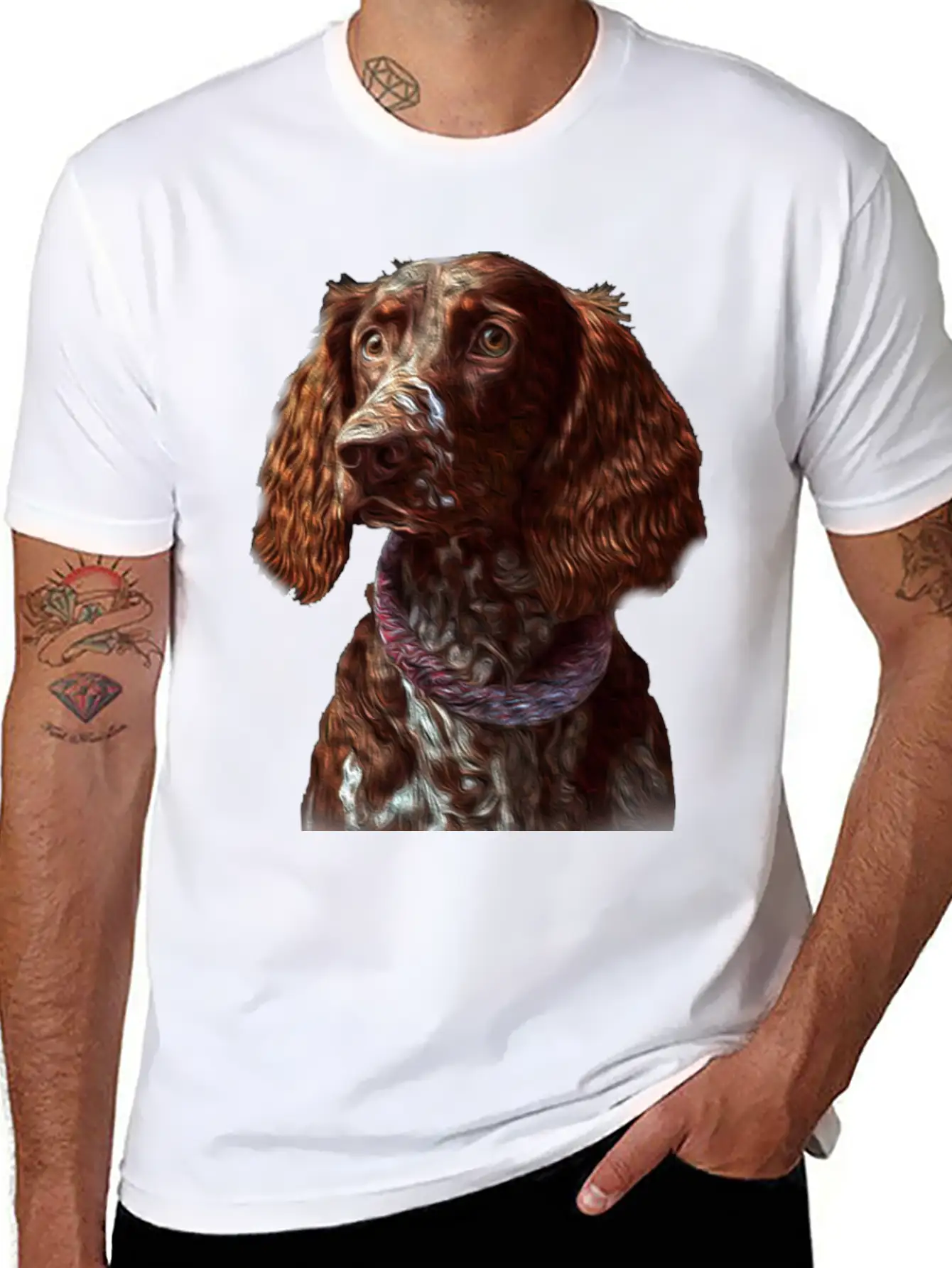Dog Is Love - Gift For Setter Dog Lovers Unisex Casual T-Shirt – Clean Design For Daily Comfort