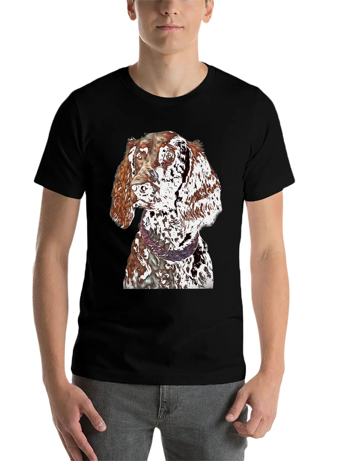 Dog Is Love - Gift For Setter Dog Lovers Unisex Casual T-Shirt – Clean Design For Daily Comfort