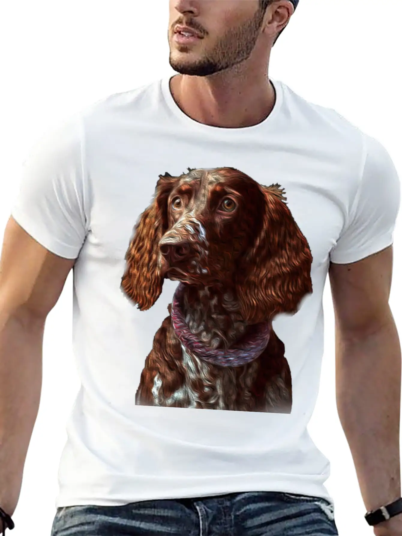 Dog Is Love - Gift For Setter Dog Lovers Unisex Casual T-Shirt – Clean Design For Daily Comfort