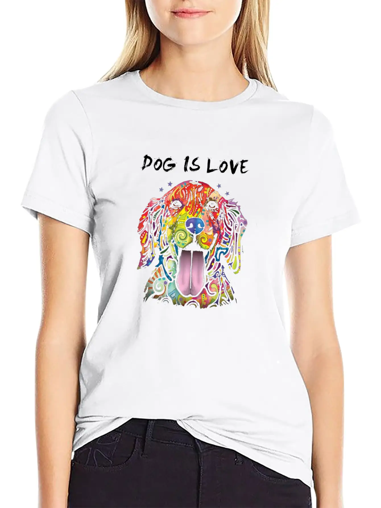 DOG LOVE COOL BIRTHDAY PRESENT SURPRISE IDEA Timeless Short Sleeve Tee – Comfy And Minimalist Design