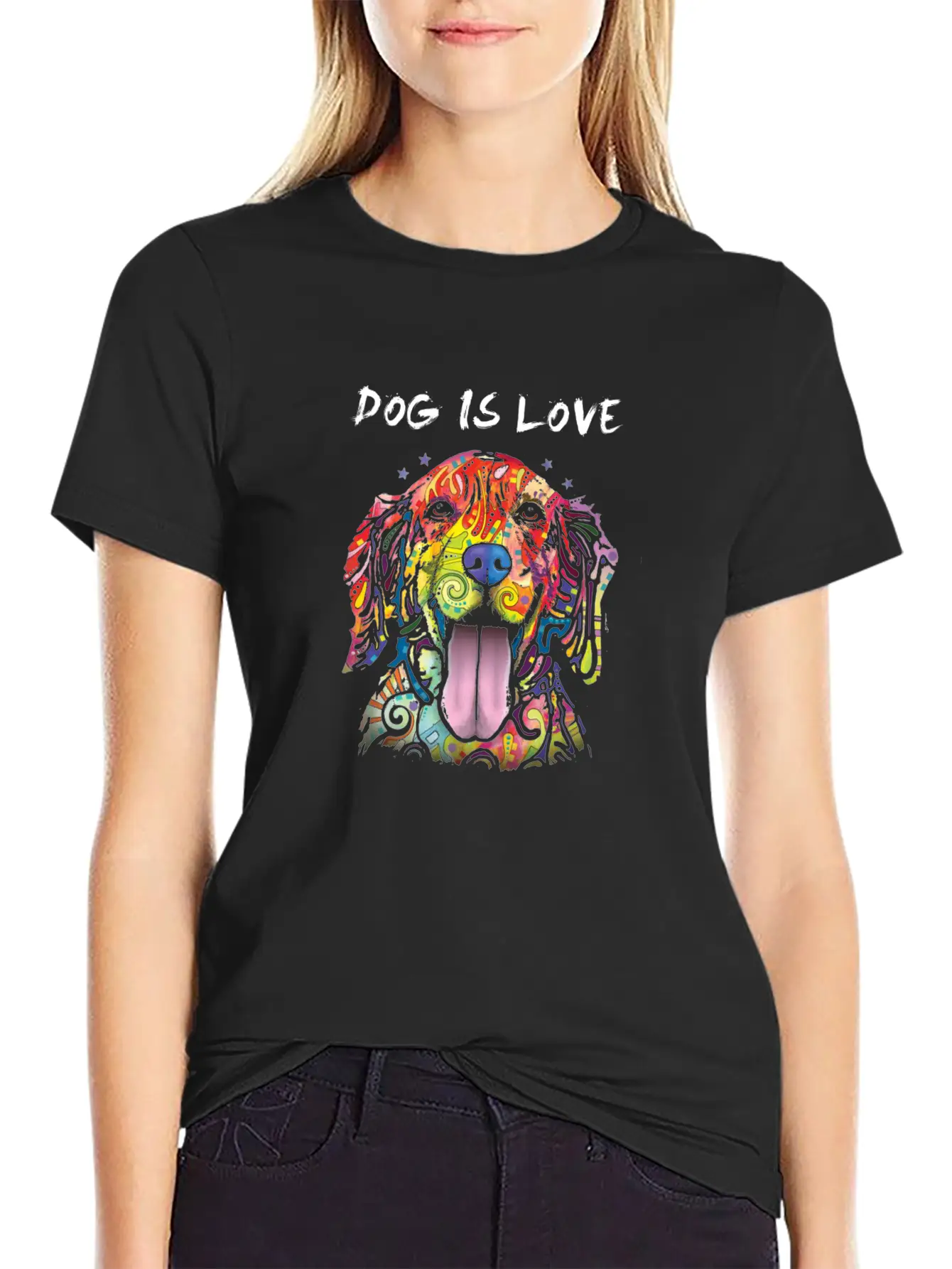 DOG LOVE COOL BIRTHDAY PRESENT SURPRISE IDEA Timeless Short Sleeve Tee – Comfy And Minimalist Design