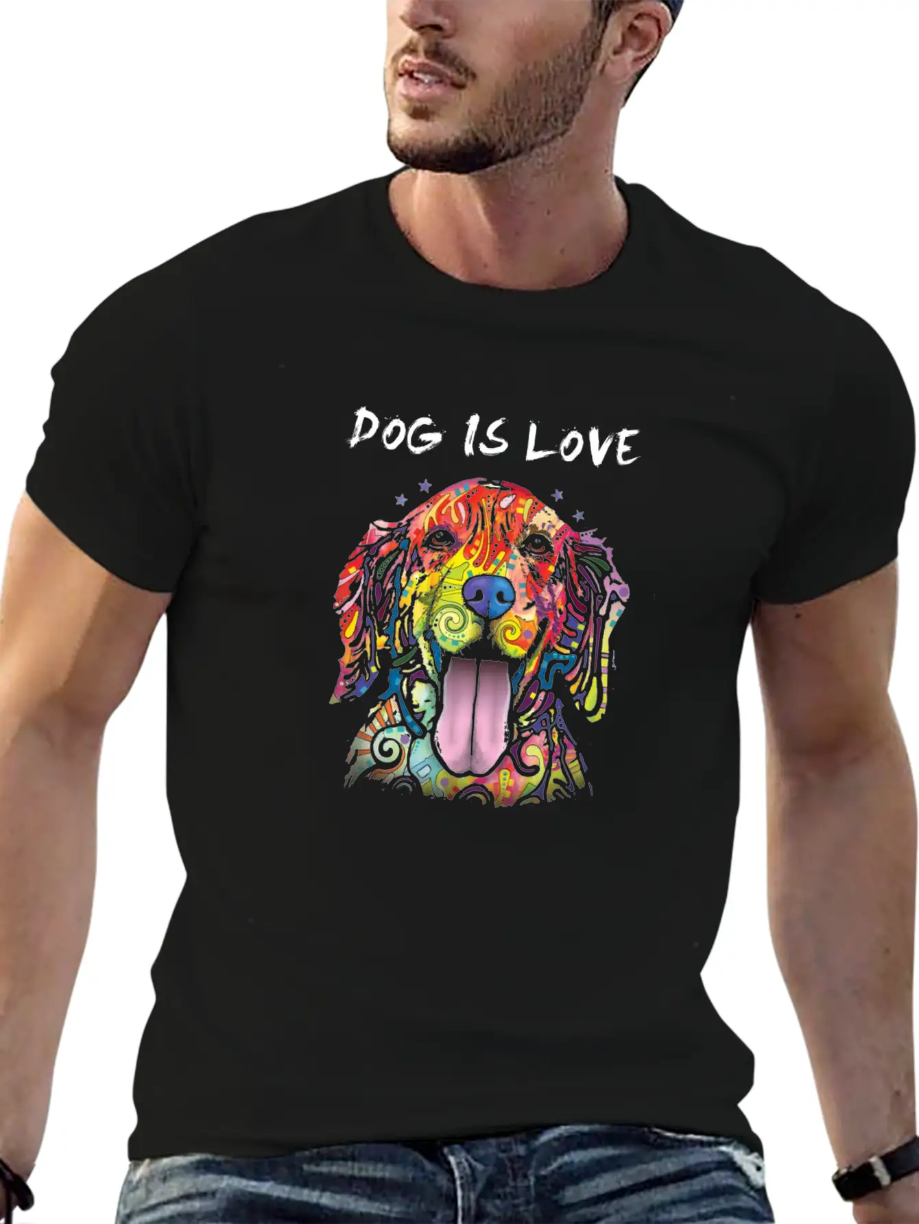 DOG LOVE COOL BIRTHDAY PRESENT SURPRISE IDEA Timeless Short Sleeve Tee – Comfy And Minimalist Design