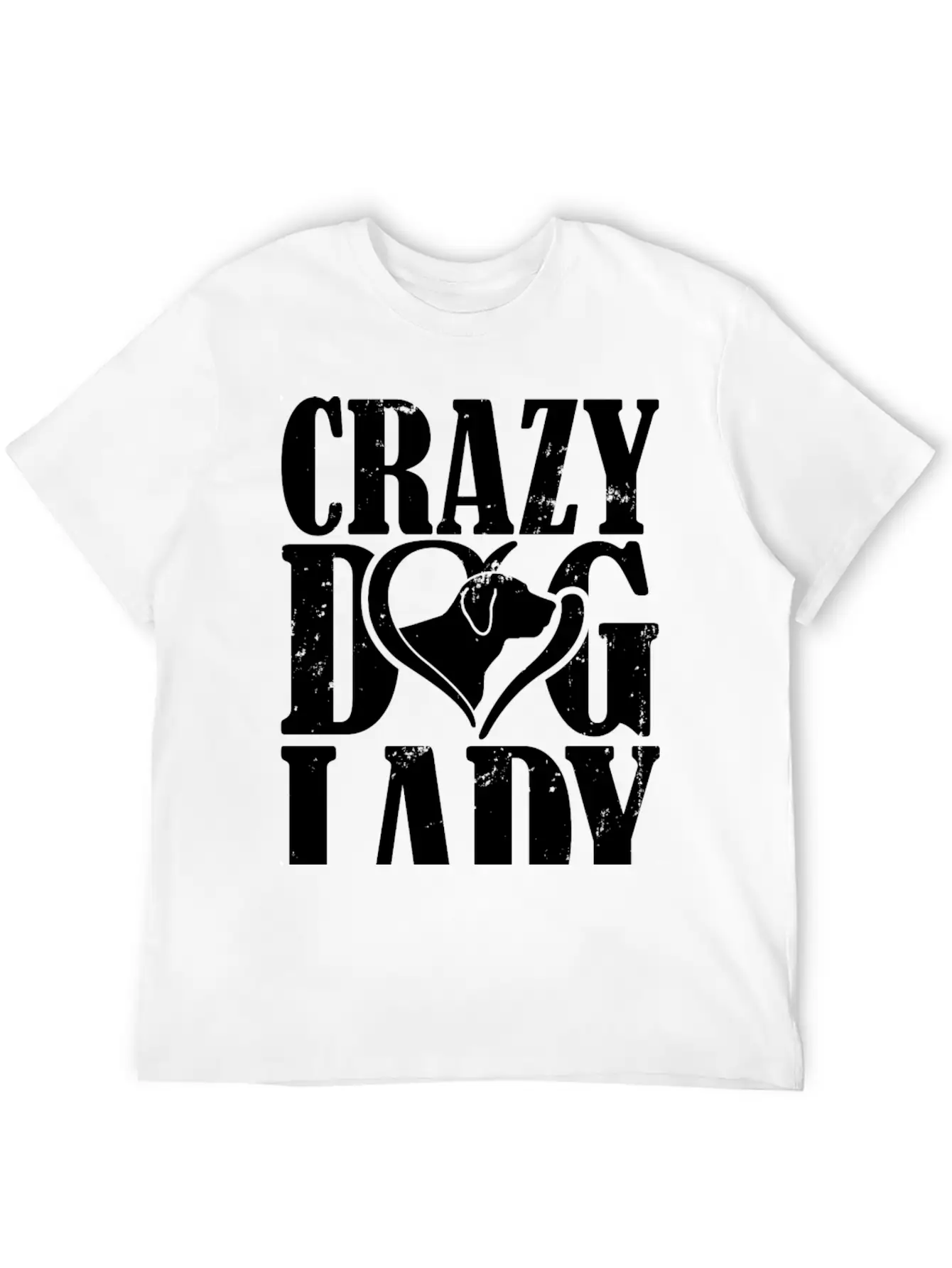 Dog Lover - Crazy Dog Lady T - Shirt Basic Graphic T-Shirt – Daily Comfort In Soft Cotton