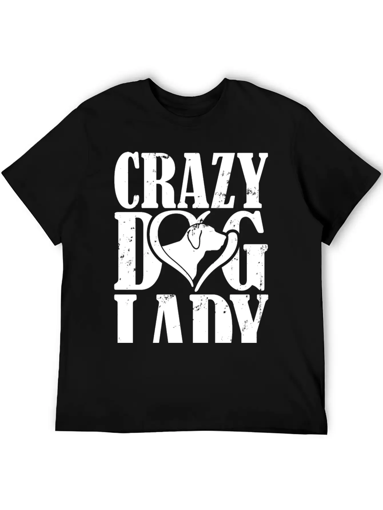 Dog Lover - Crazy Dog Lady T - Shirt Basic Graphic T-Shirt – Daily Comfort In Soft Cotton