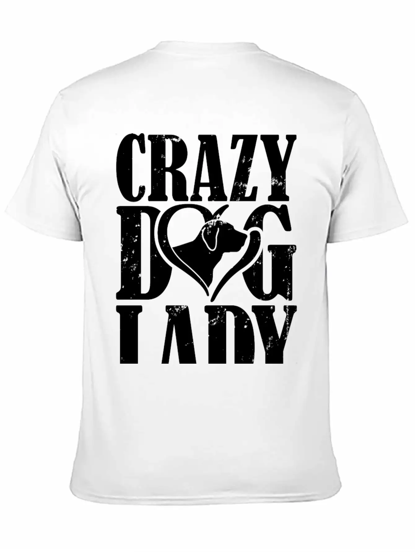 Dog Lover - Crazy Dog Lady T - Shirt Basic Graphic T-Shirt – Daily Comfort In Soft Cotton