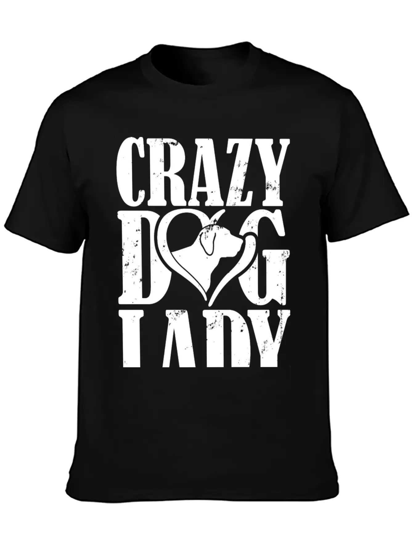Dog Lover - Crazy Dog Lady T - Shirt Basic Graphic T-Shirt – Daily Comfort In Soft Cotton