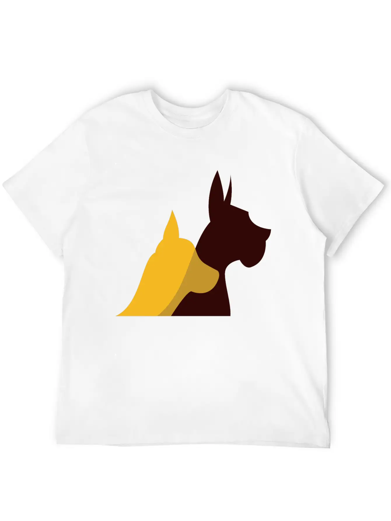 Dog Motif Stylish Everyday T-Shirt – Unisex Basic Cotton Tee