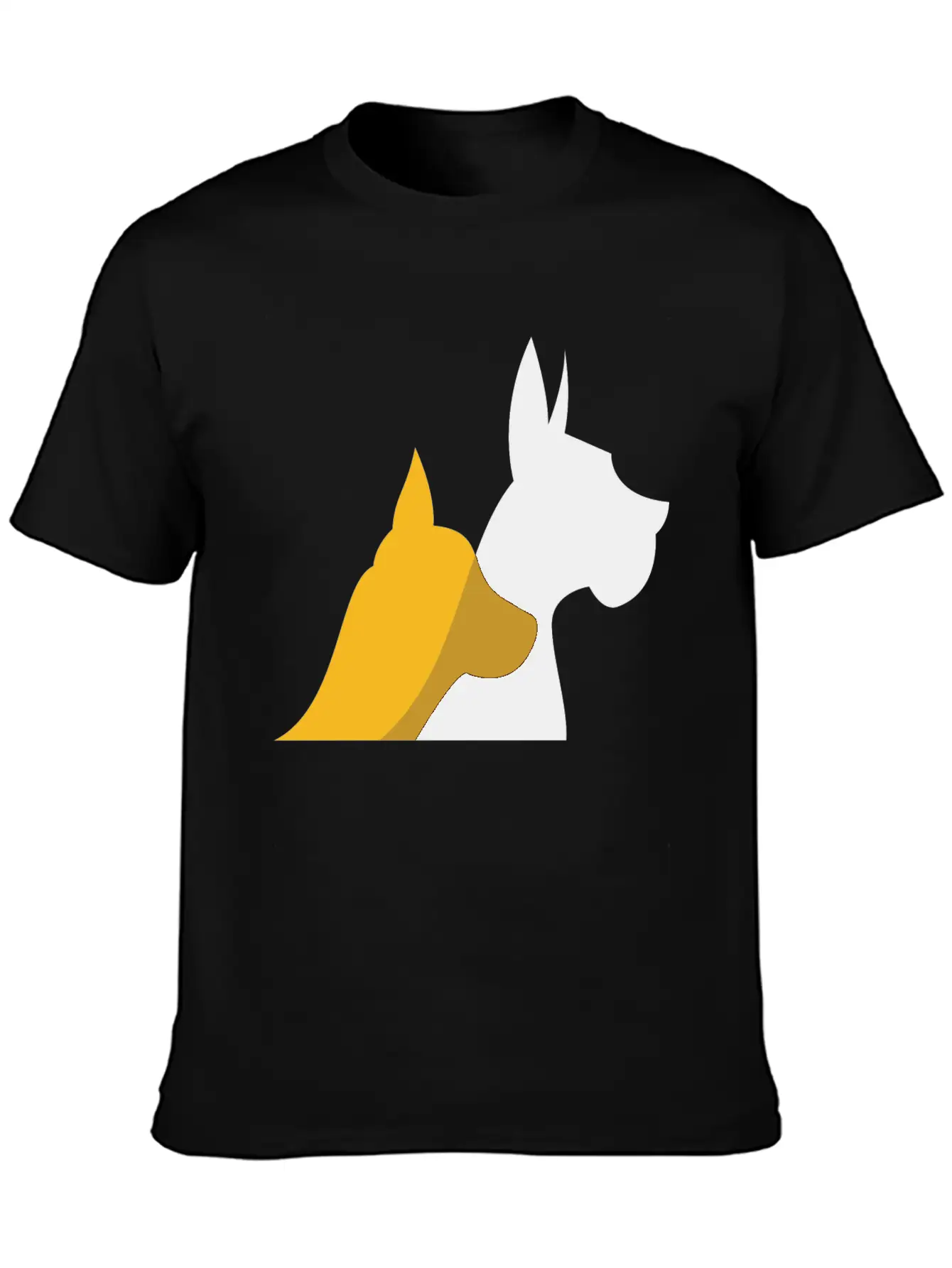 Dog Motif Stylish Everyday T-Shirt – Unisex Basic Cotton Tee