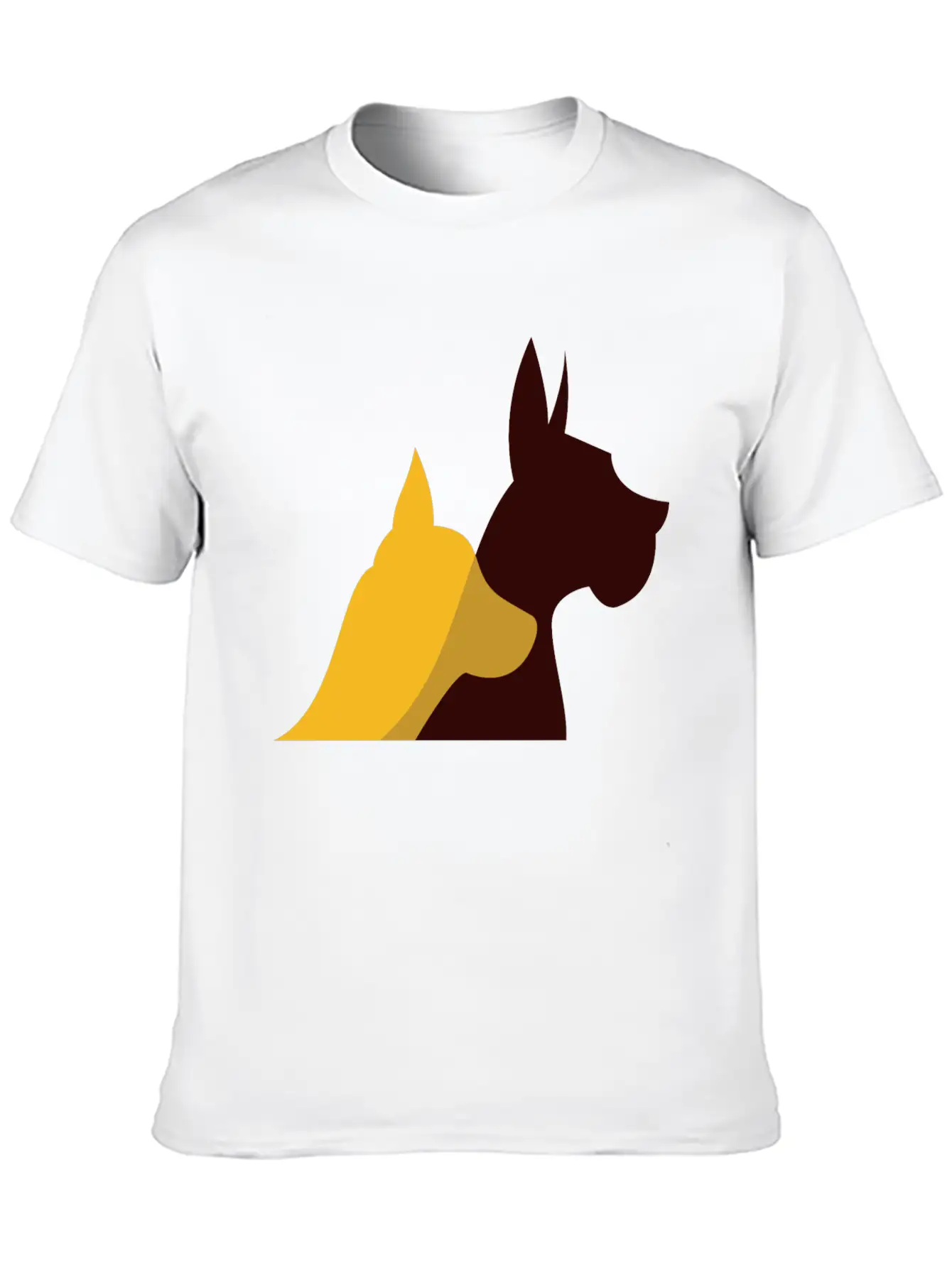 Dog Motif Stylish Everyday T-Shirt – Unisex Basic Cotton Tee