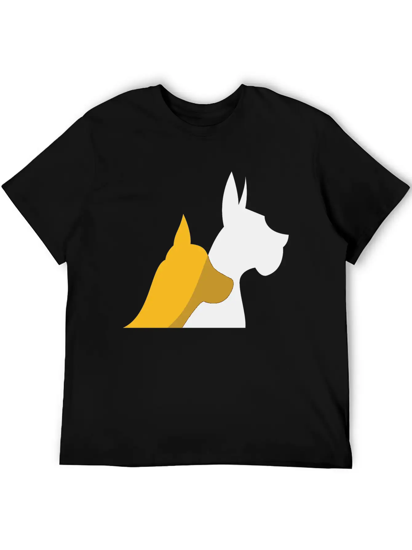 Dog Motif Stylish Everyday T-Shirt – Unisex Basic Cotton Tee