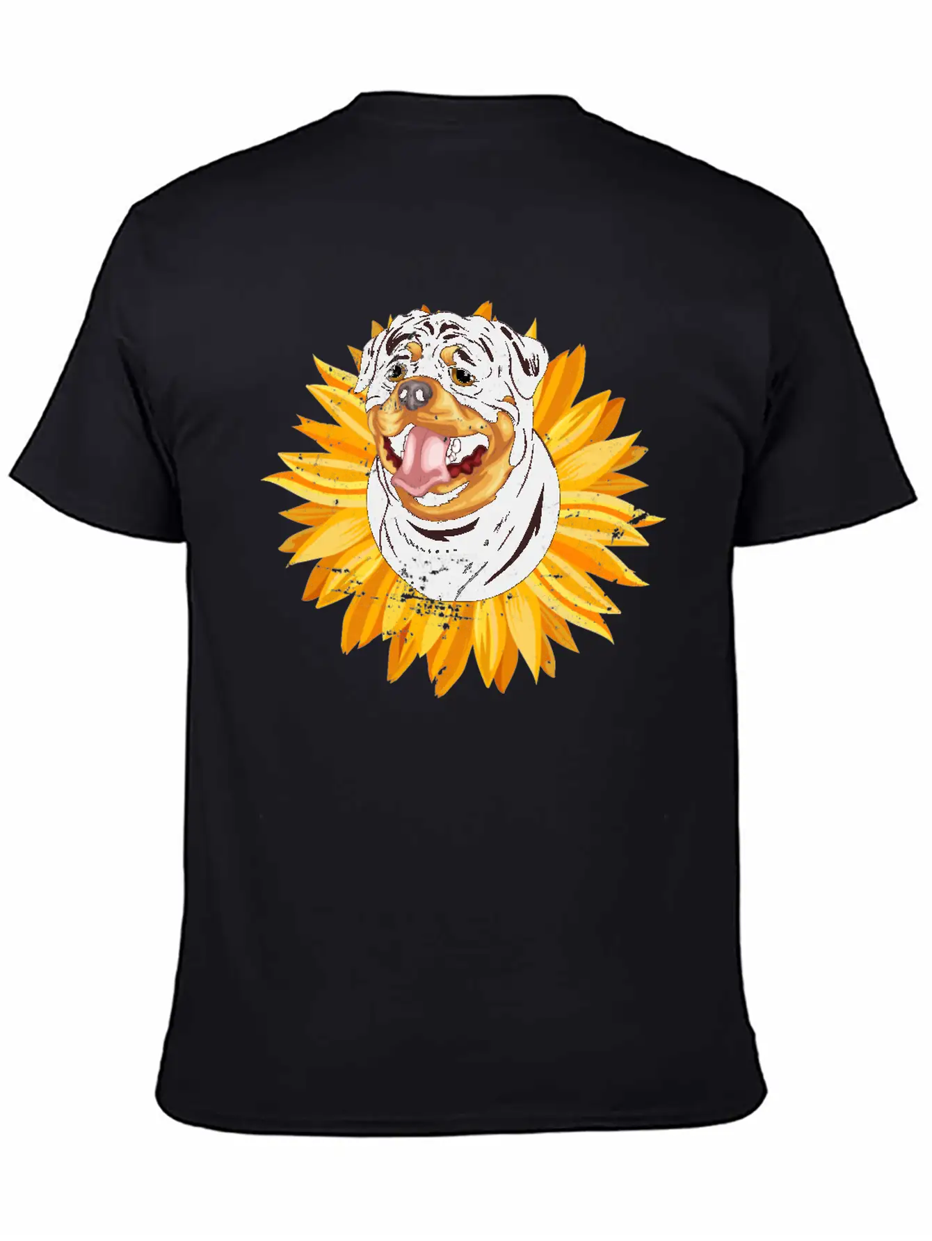 Dog Owner Cute Rottie Yellow Sunflower Rottweile Comfortable Minimalist Graphic Tee – Summer Style Essential