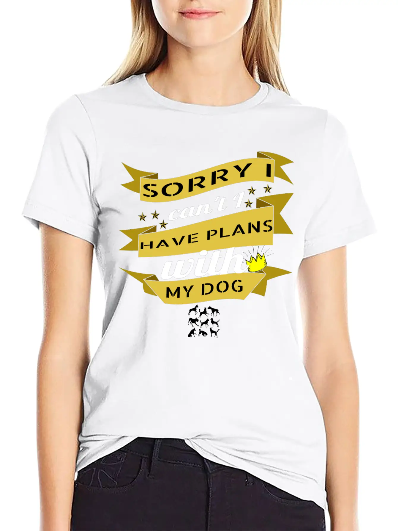 Dog - Plans With My Dog Essential Unisex Summer Tee – Soft Cotton Casual Fit