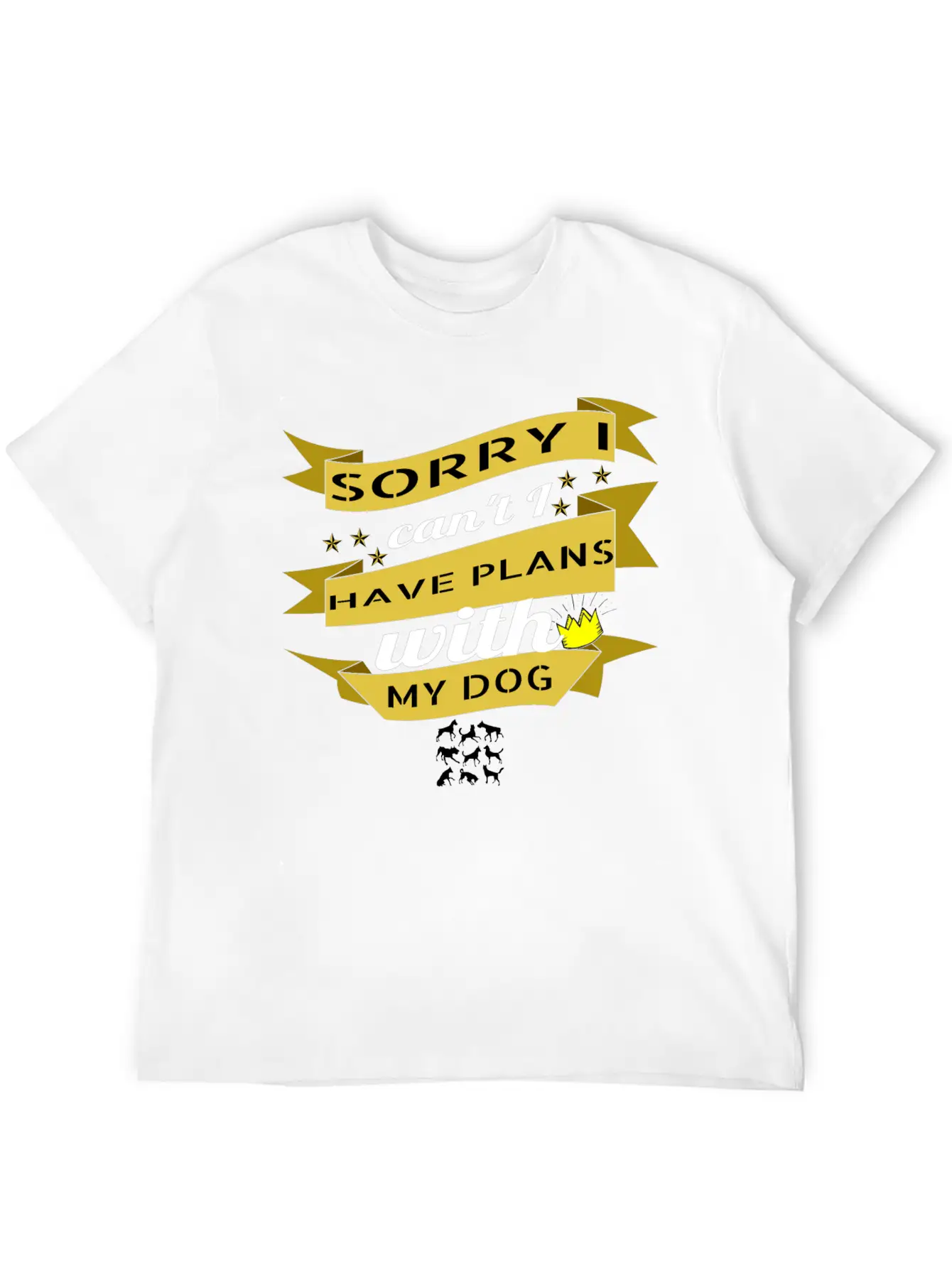 Dog - Plans With My Dog Essential Unisex Summer Tee – Soft Cotton Casual Fit