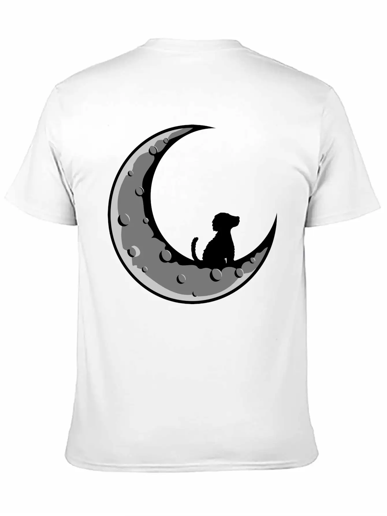 Dog Sits On The Basic Graphic T-Shirt – Daily Comfort In Soft Cotton