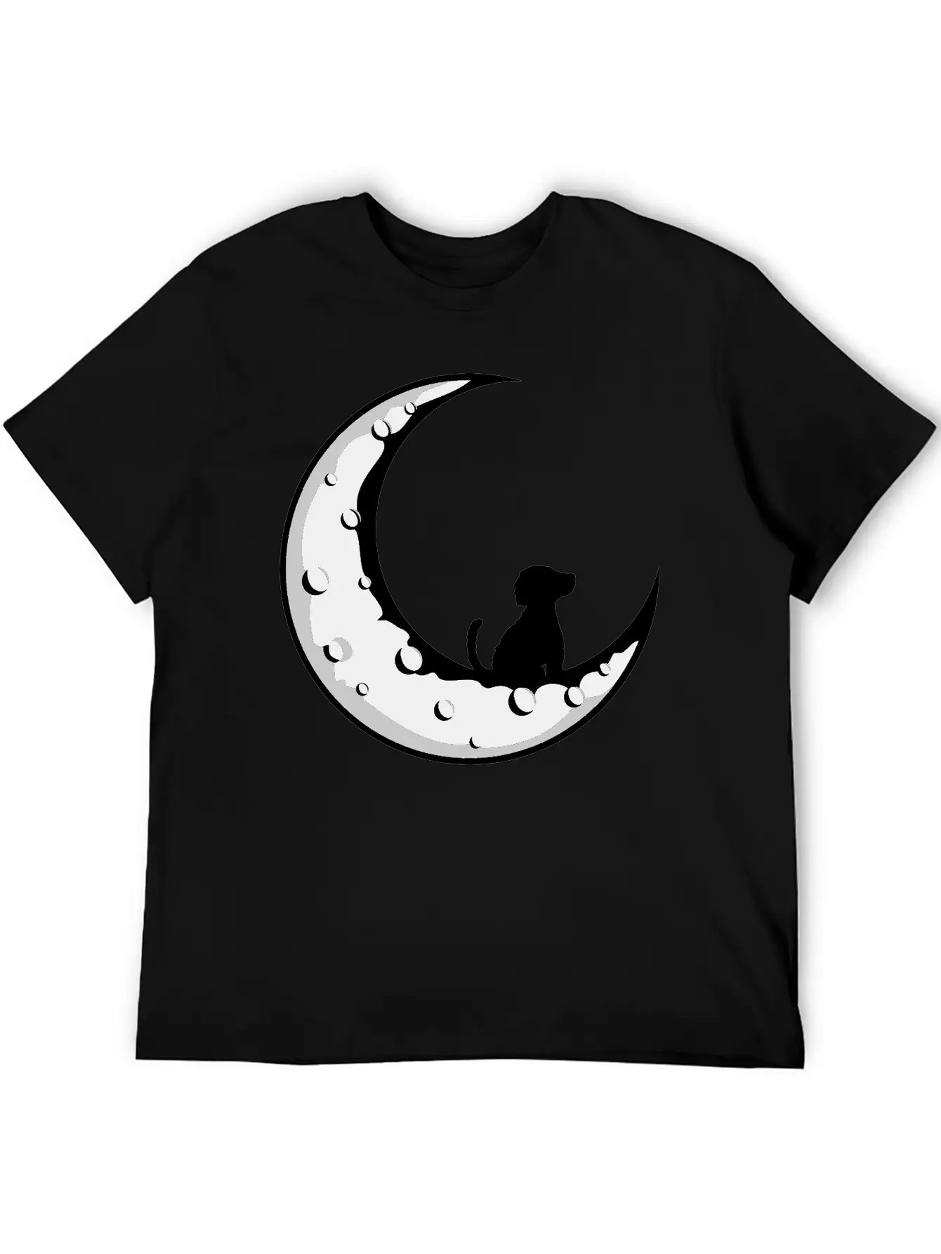 Dog Sits On The Basic Graphic T-Shirt – Daily Comfort In Soft Cotton